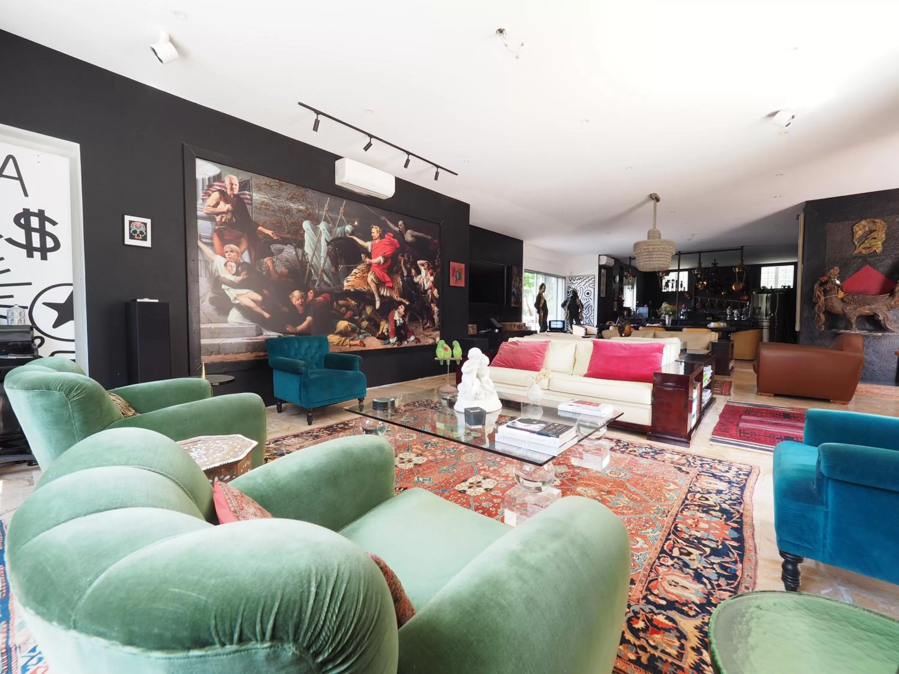 Living room in Villa Pauline