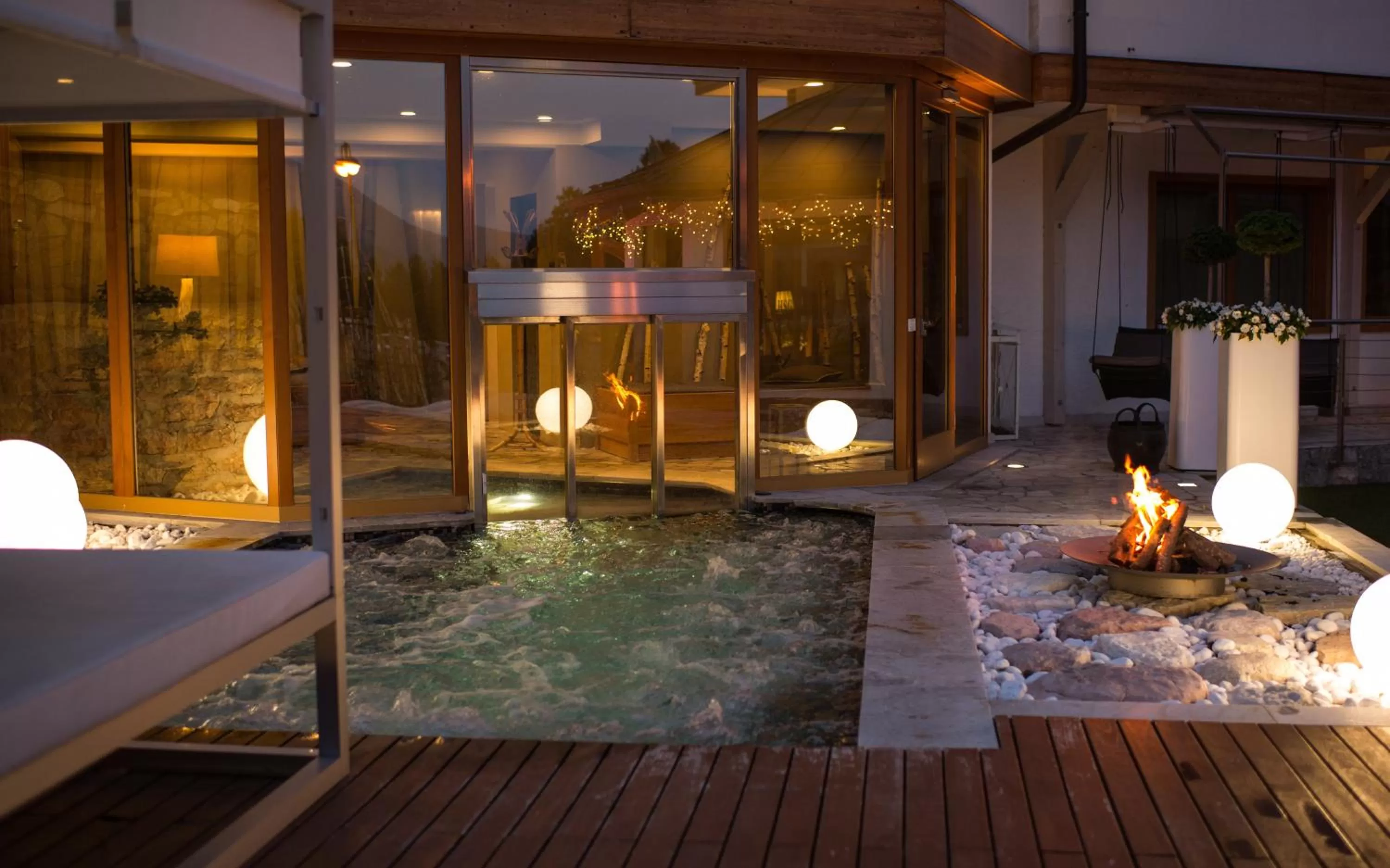 Open Air Bath in Hotel San Giacomo Spa&Gourmet