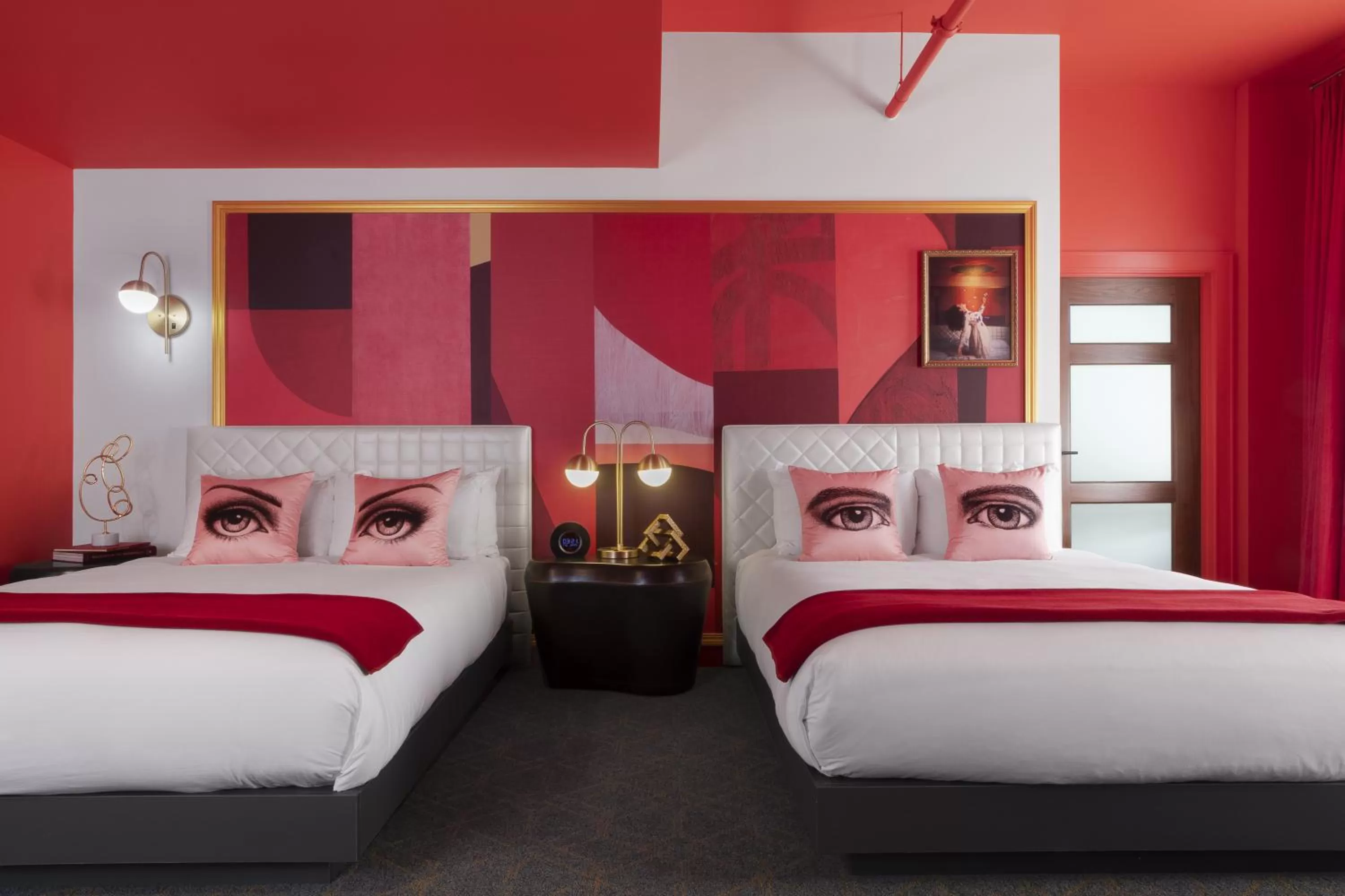 Bedroom, Bed in Angad Arts Hotel St Louis, Tapestry Collection by Hilton