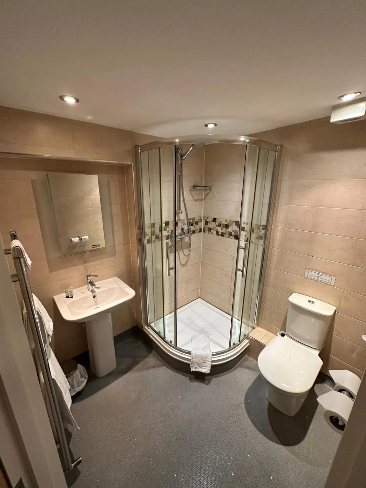 Shower in The Vernon