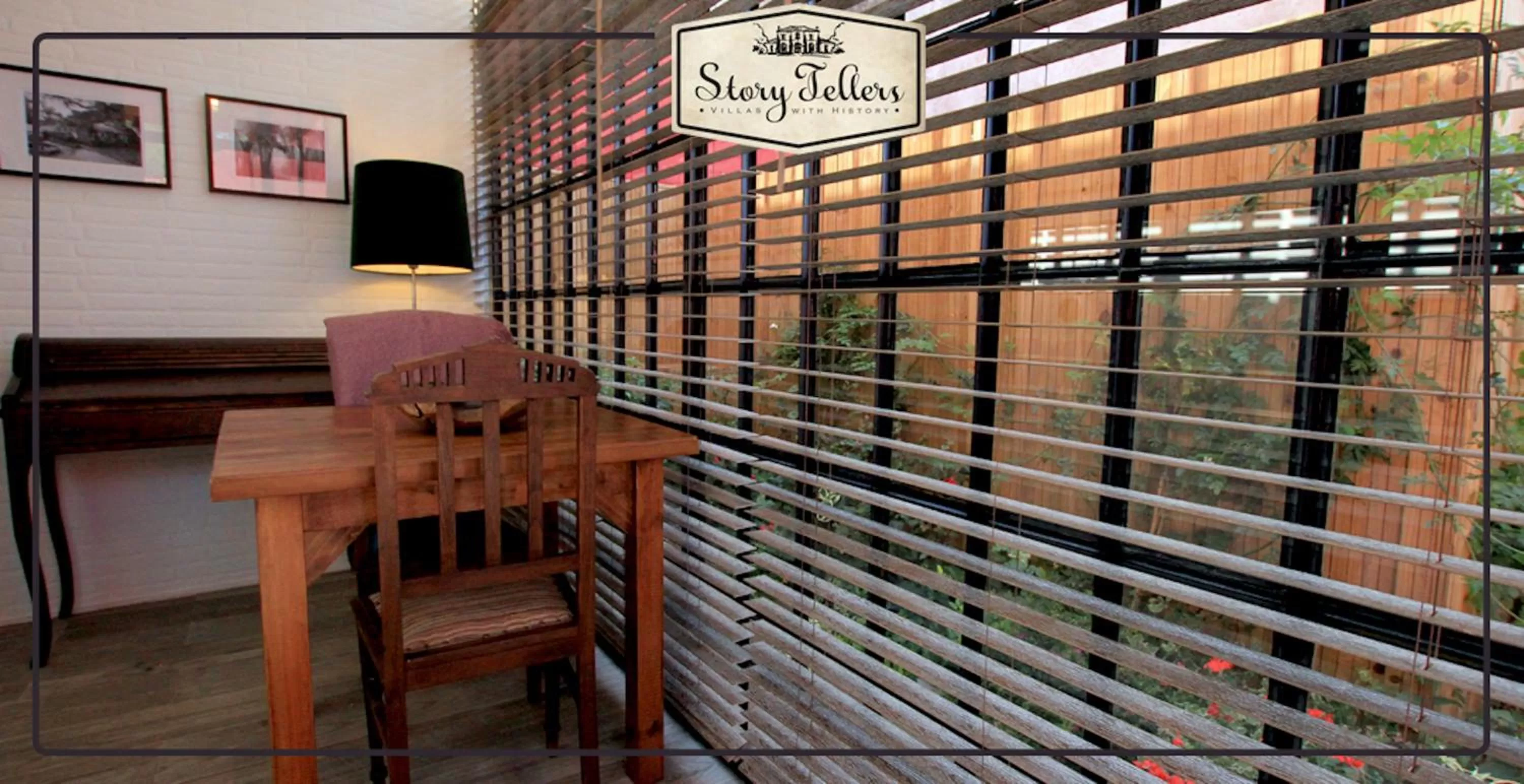 Seating area in Storytellers Villas