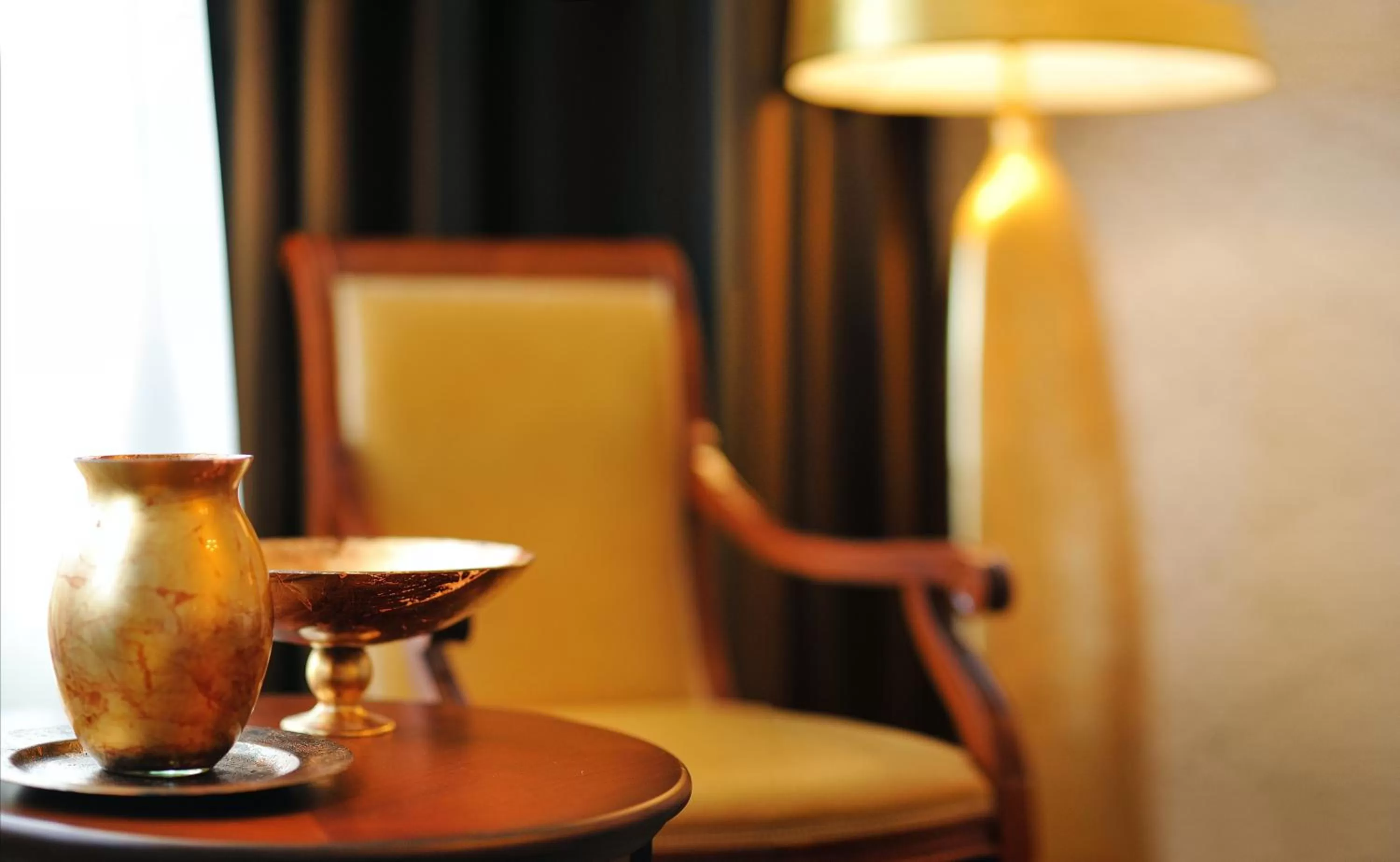 Seating area in Grand Hotel Praha