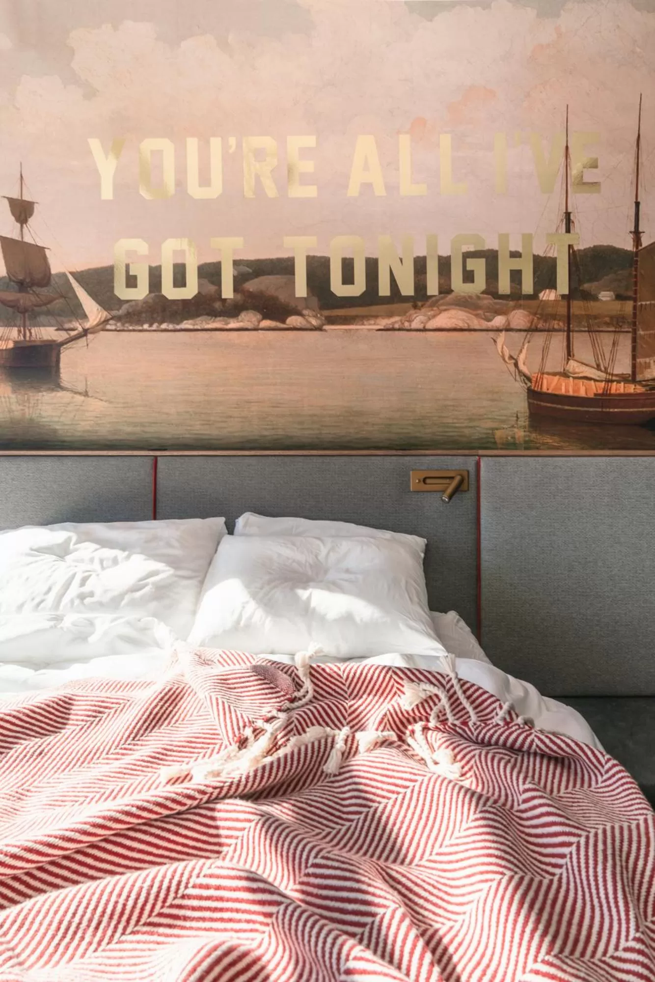 Bed in The Revolution Hotel