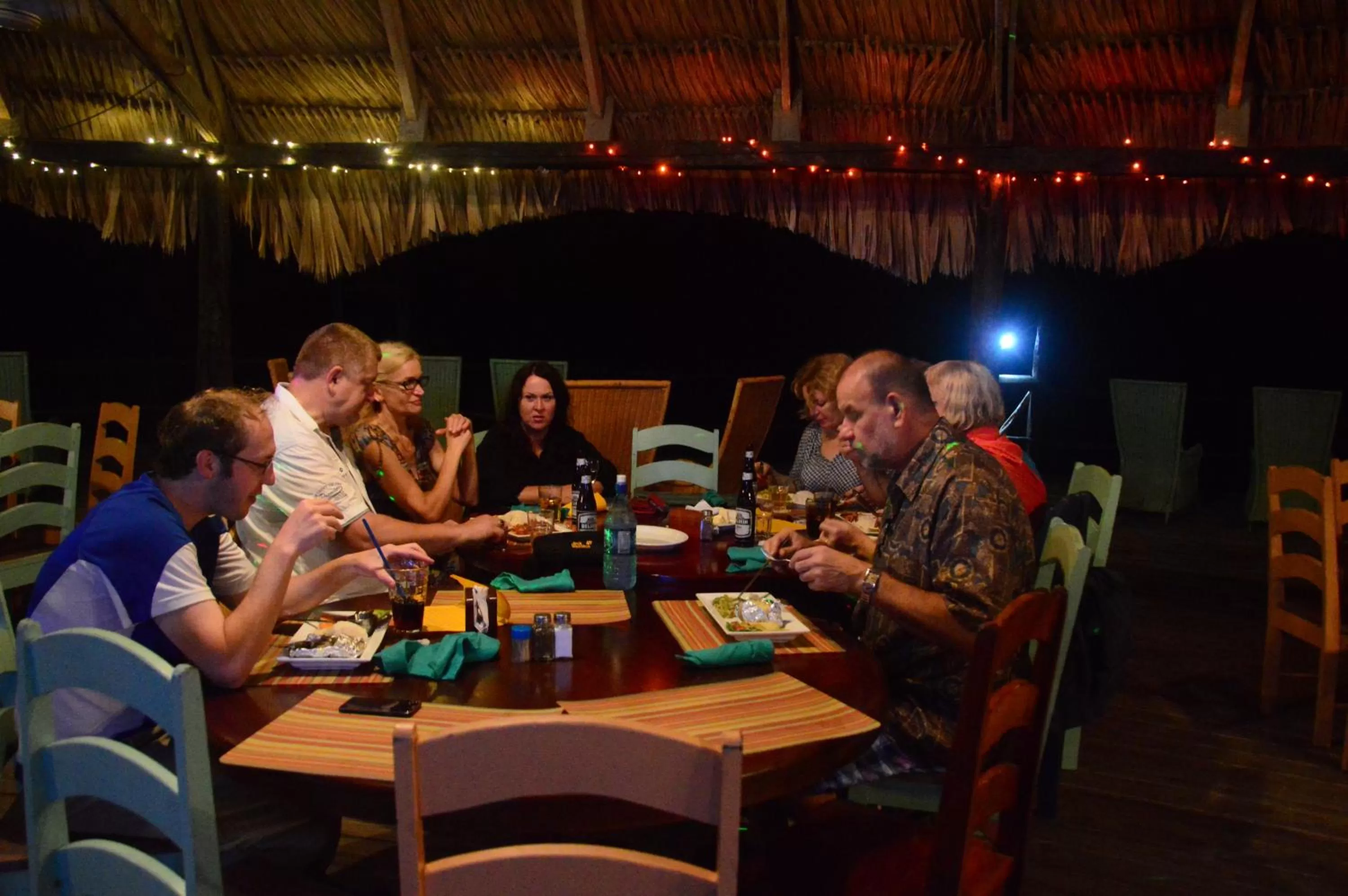 Food and drinks in Lamanai Hotel & Marina