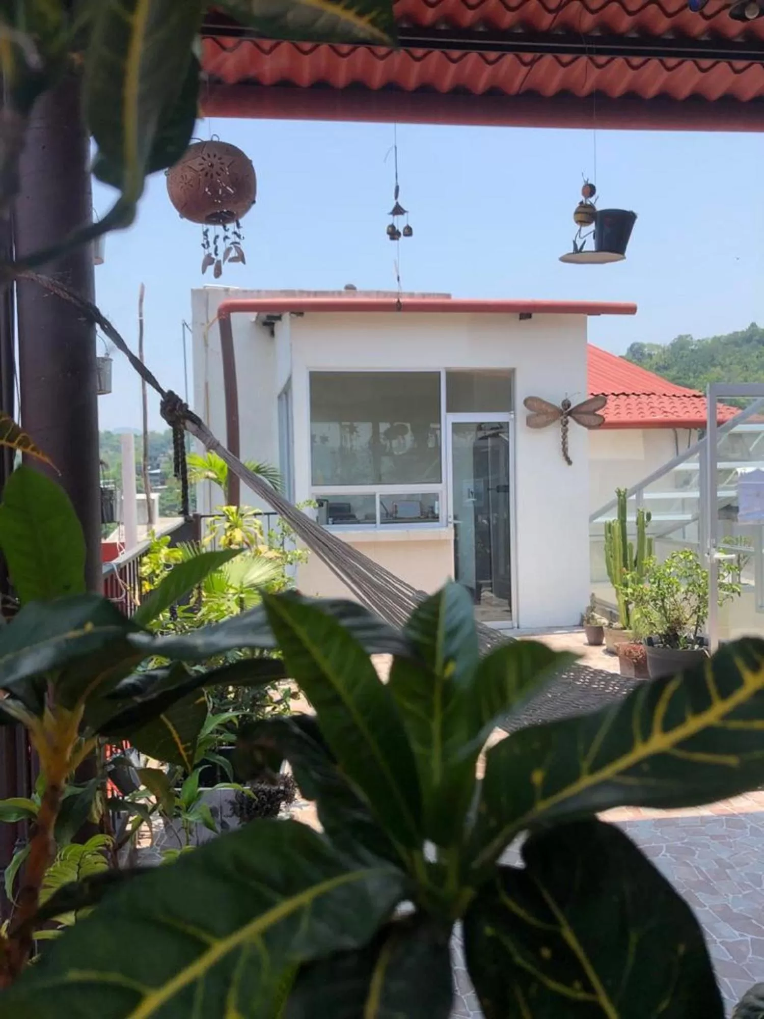 Communal kitchen in Grann Posada Xilitla