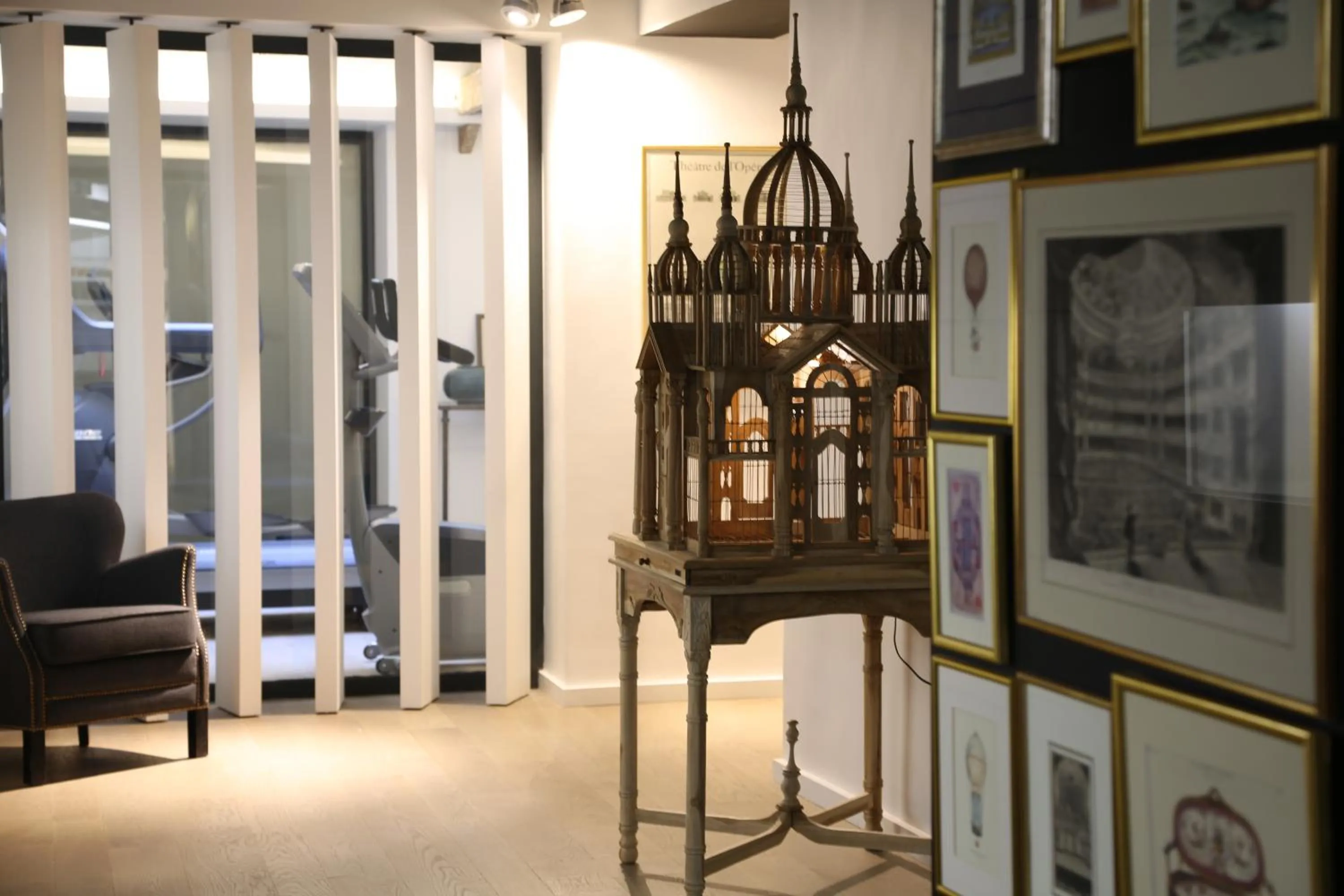 Fitness centre/facilities in Hôtel Molière