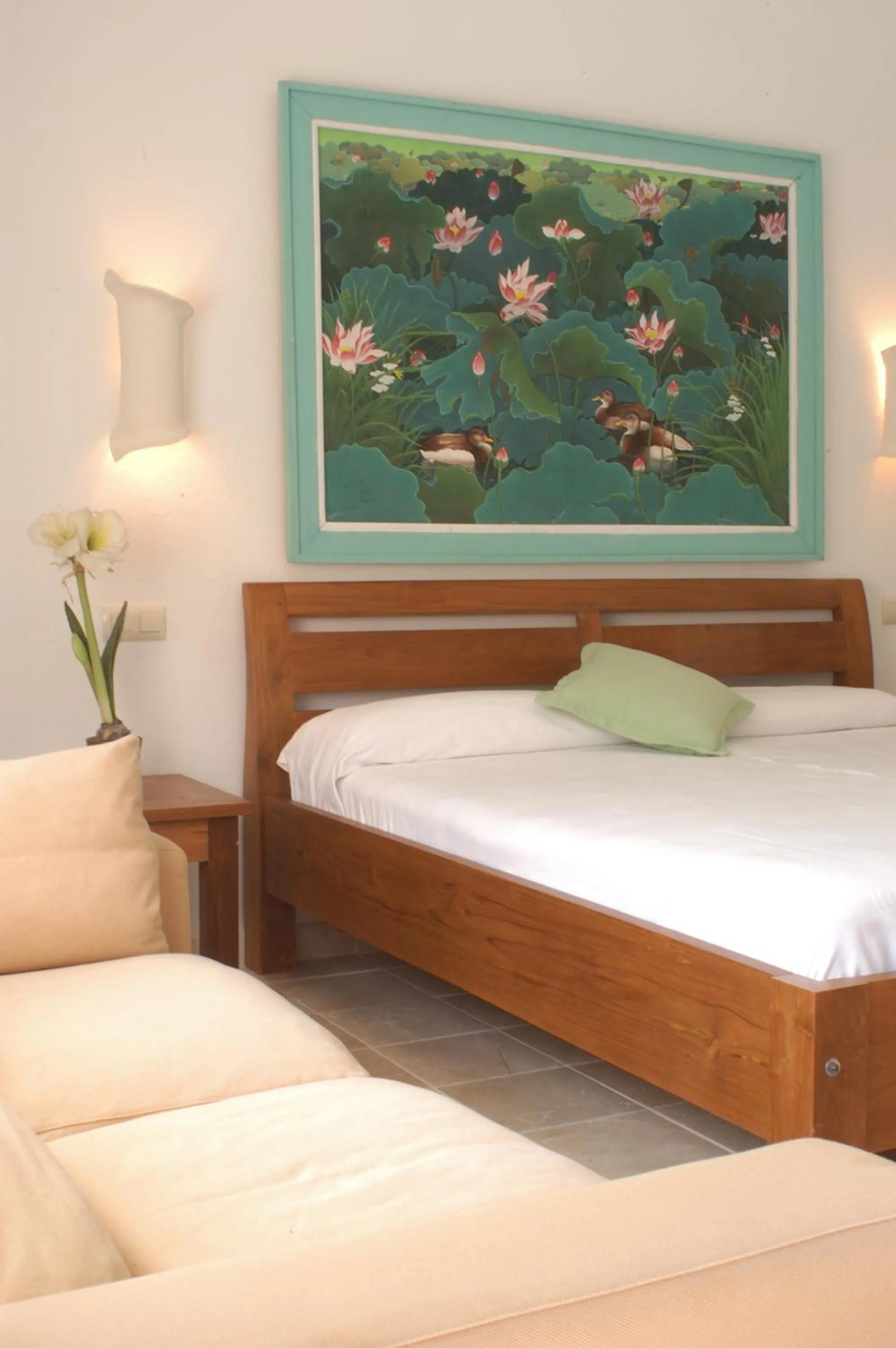 Bed in Hotel Punta Sur