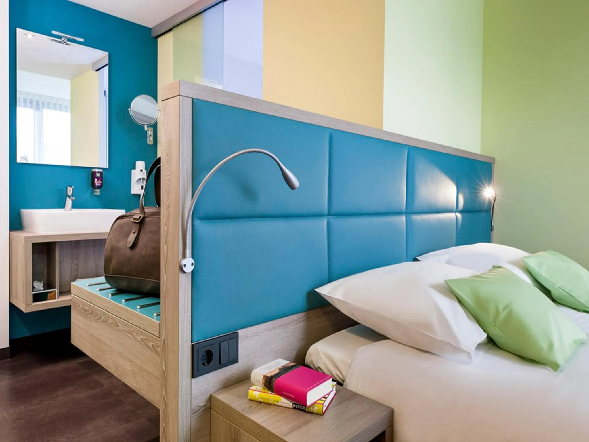 Decorative detail, Bed in ibis Styles Nagold-Schwarzwald