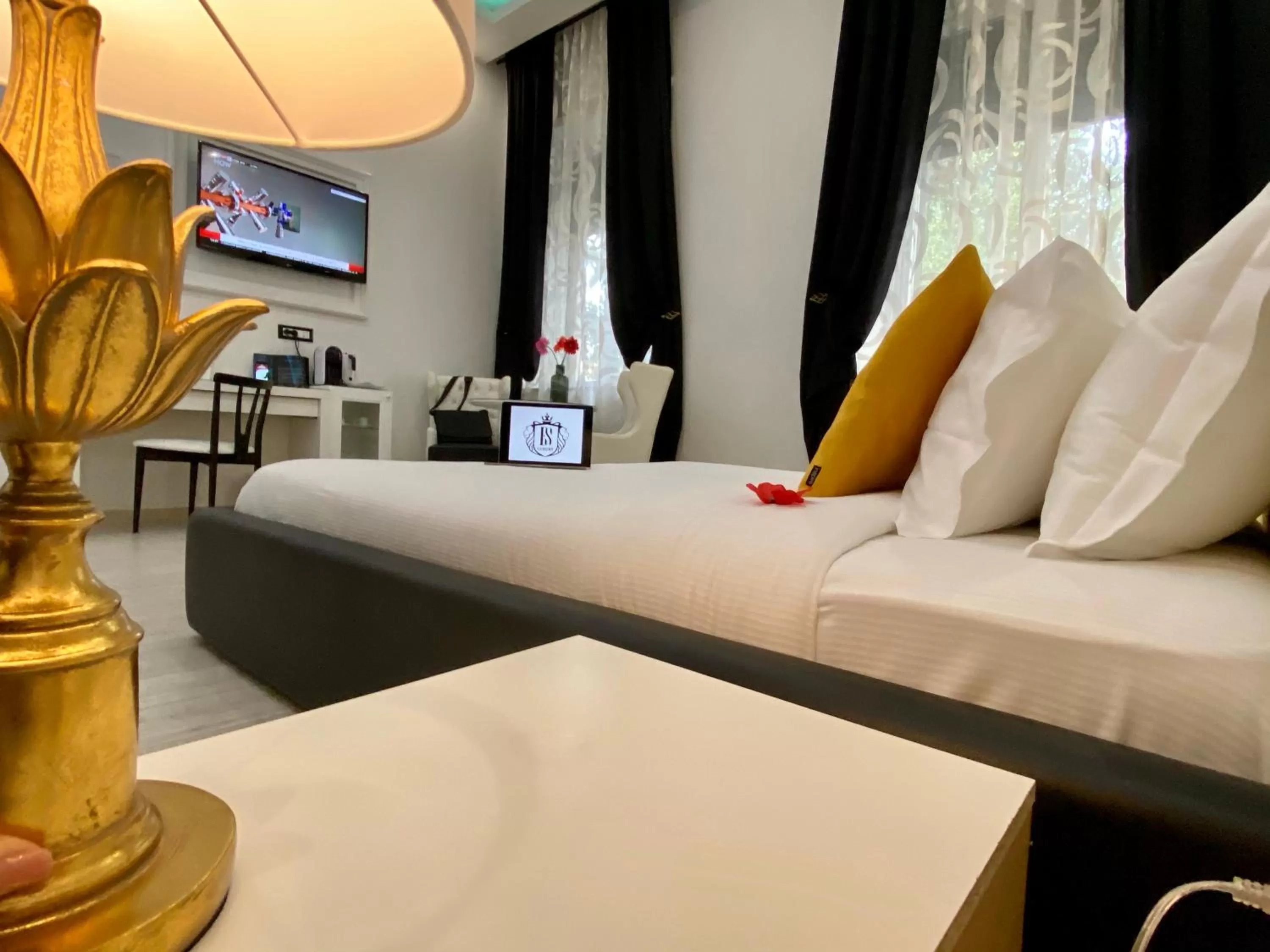 Bed in Escape Luxury Suite - CA Domus Collection