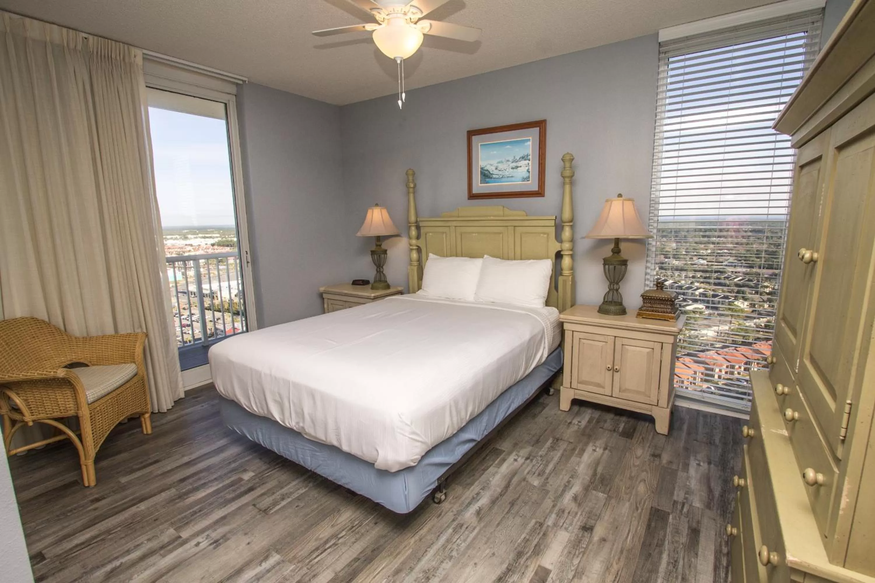 Bed in Majestic Beach Resort, Panama City Beach, Fl