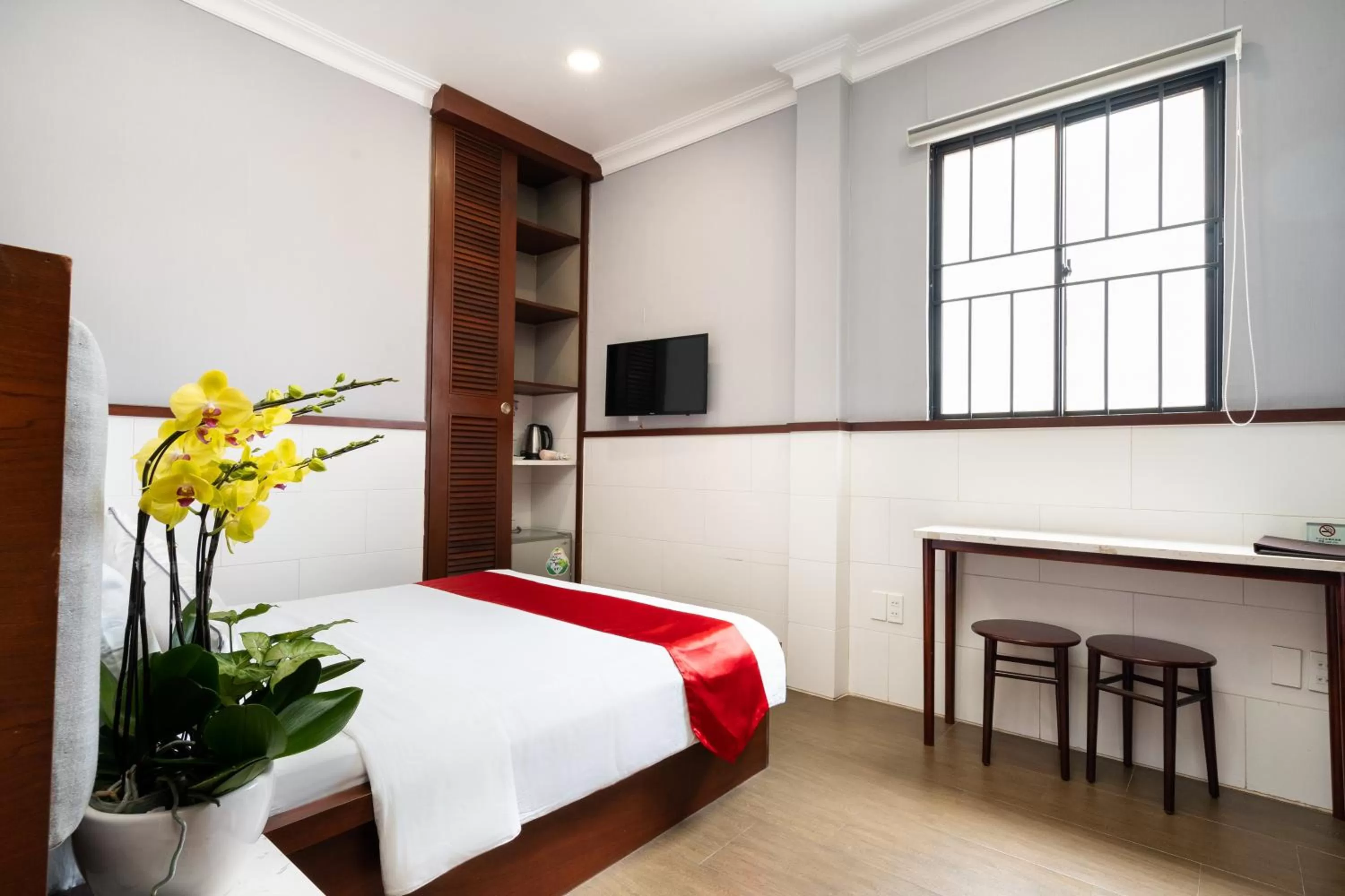 Bed in Văn Hoa Hotel