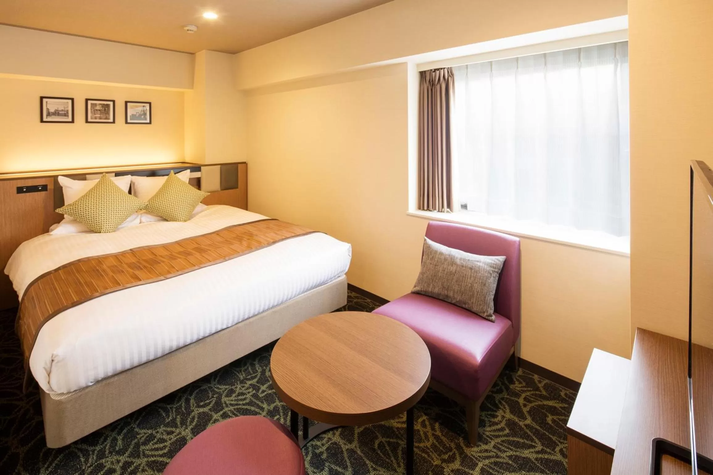 Spring, Bed in Hotel Mystays Gotanda Station