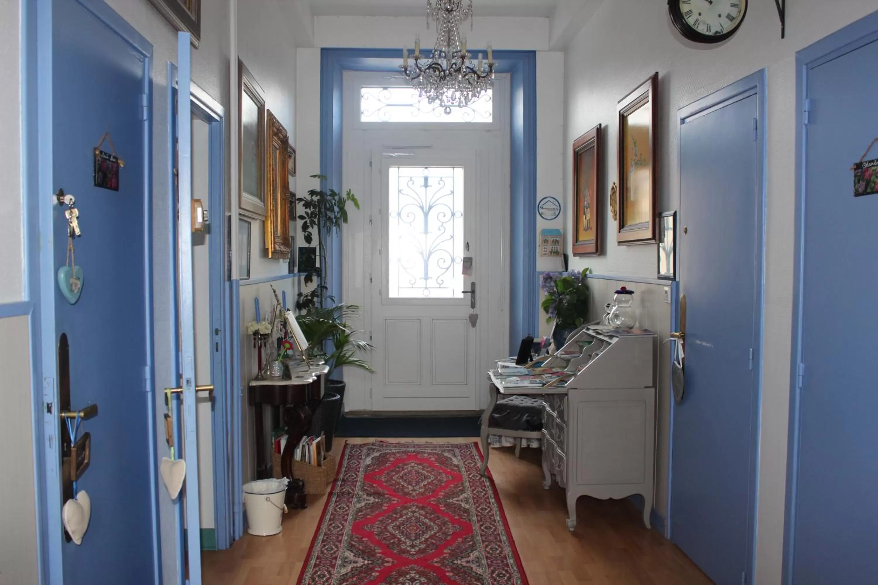 Lobby or reception in La Demeure aux Hortensias