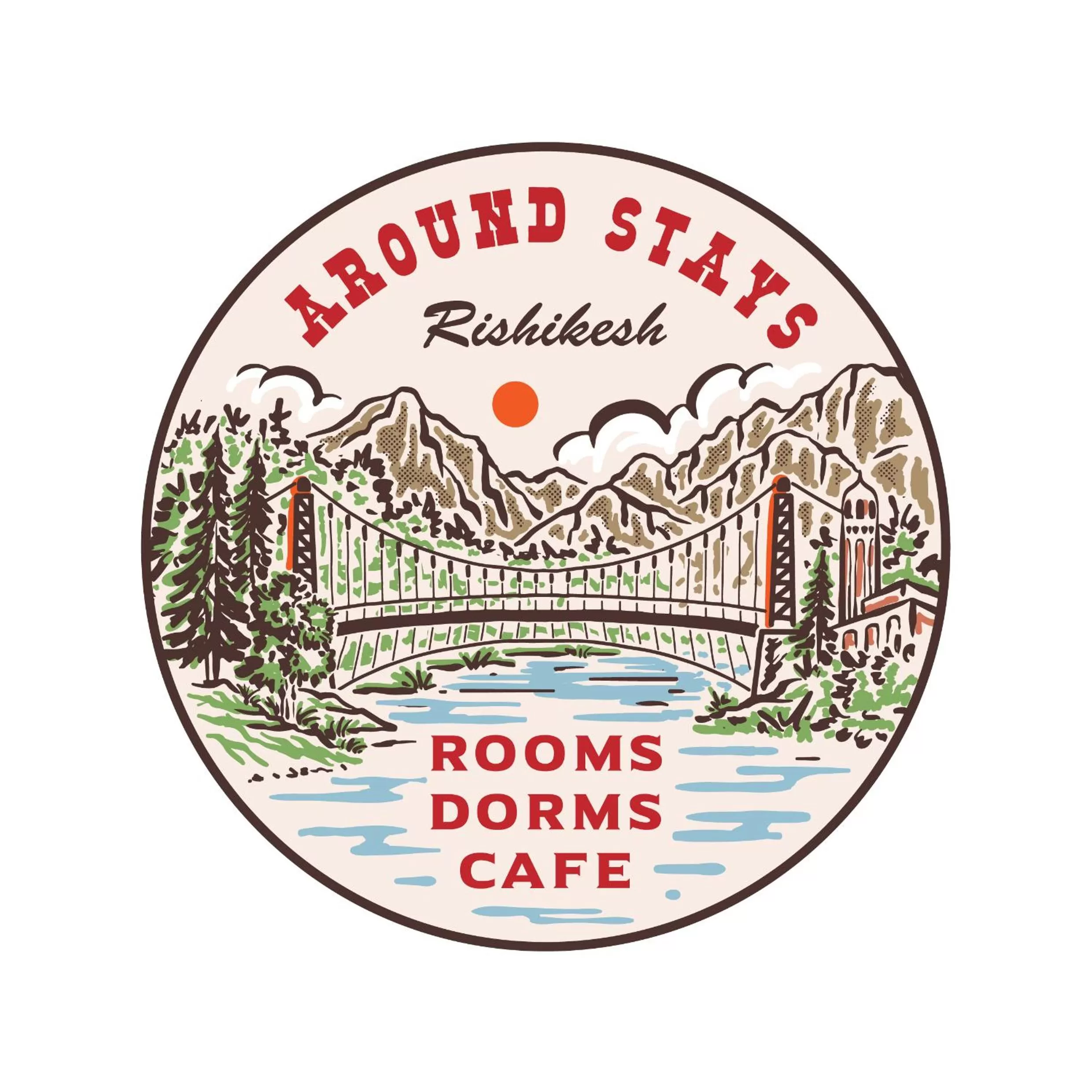 Property logo or sign in Around Stays Rishikesh, Tapovan