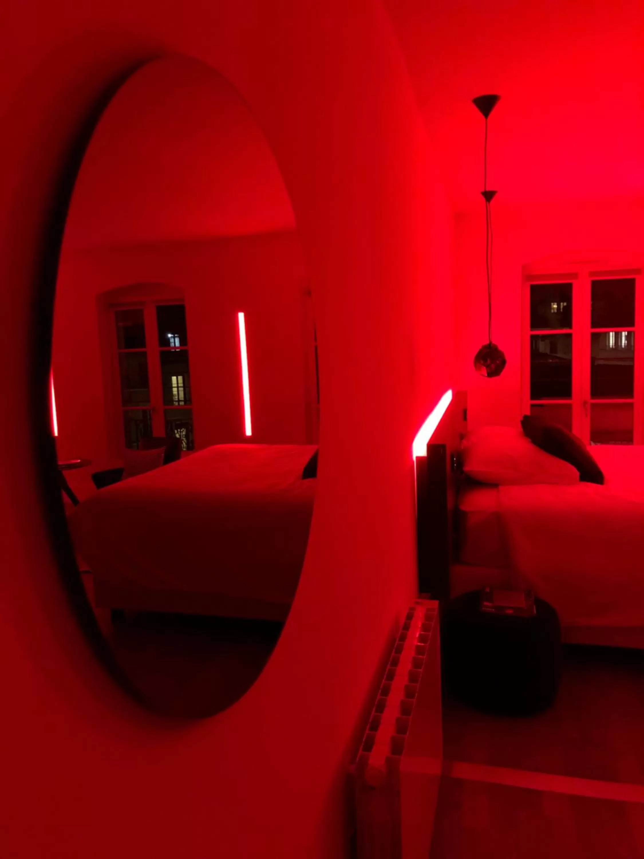 Bed in MiHotel Vieux Lyon