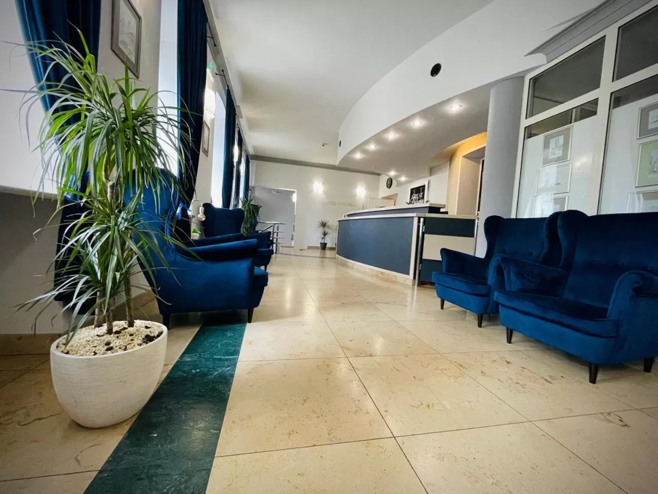 Lobby or reception in Great Polonia Wrocław Tumski