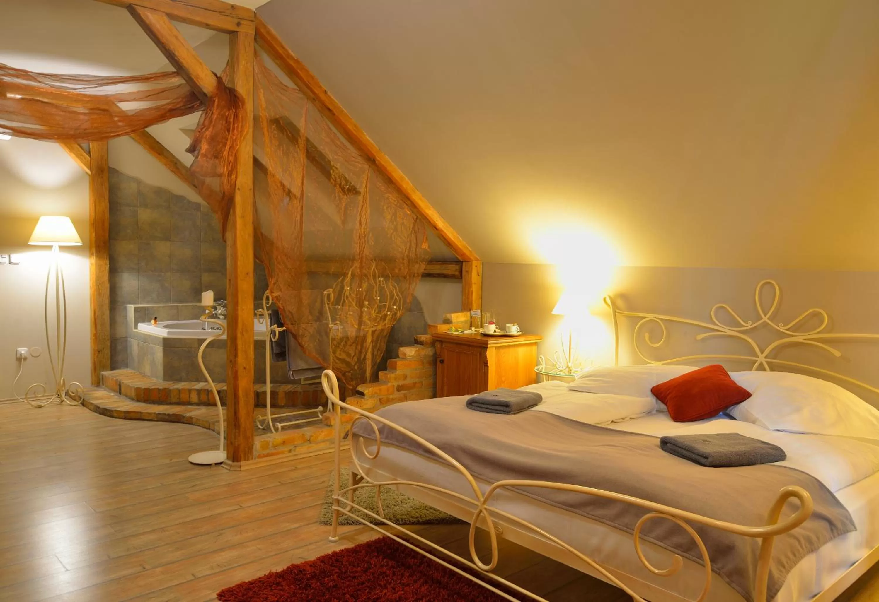 Bed in Hotel and restaurant Via Ironia