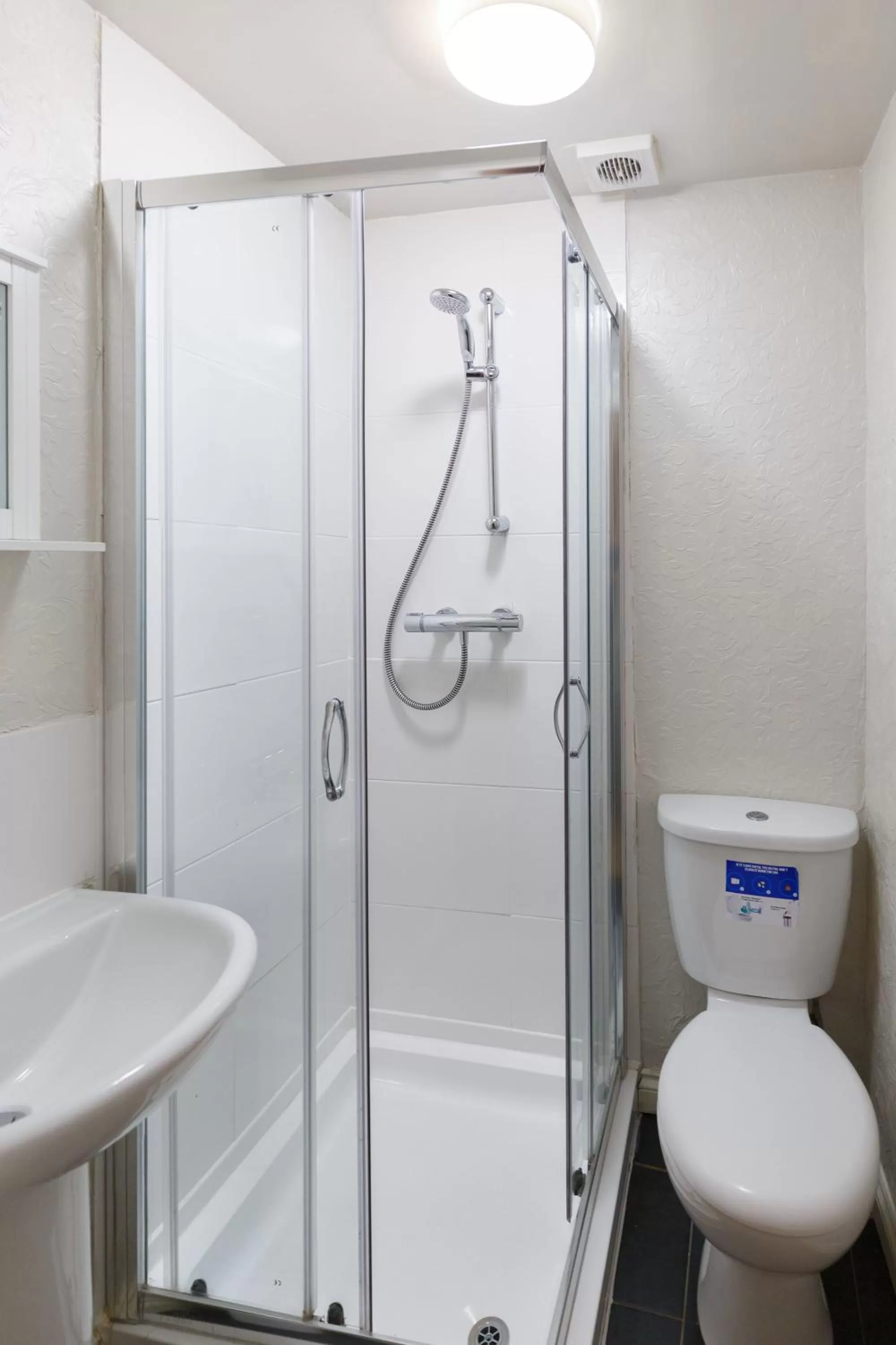 Shower in Castle Walk Bed & Breakfast