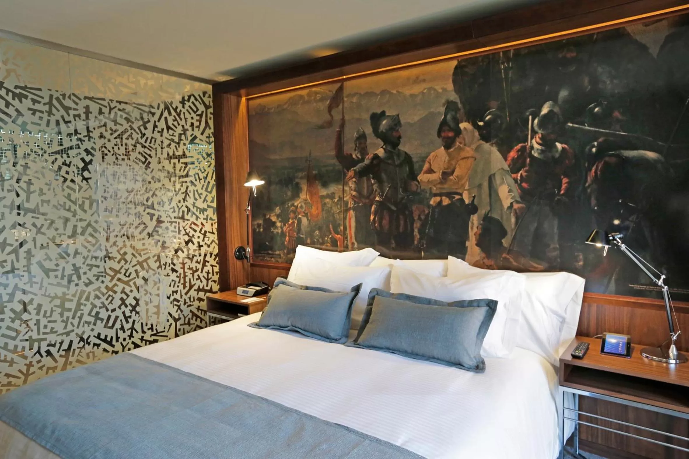 Bed in Hotel Cumbres Lastarria