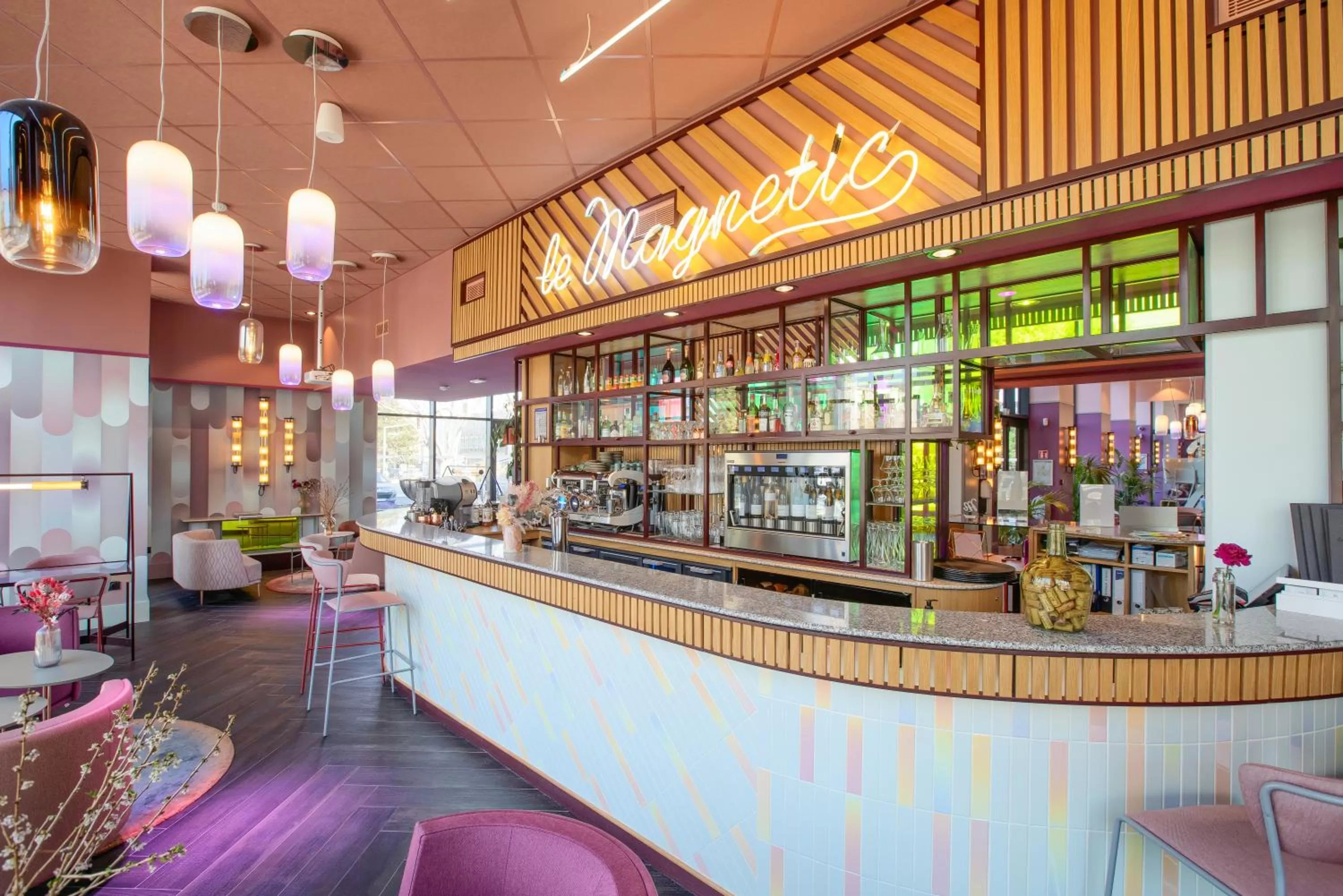 Communal lounge/ TV room in Aiden by Best Western Clermont-Ferrand Hotel & Spa