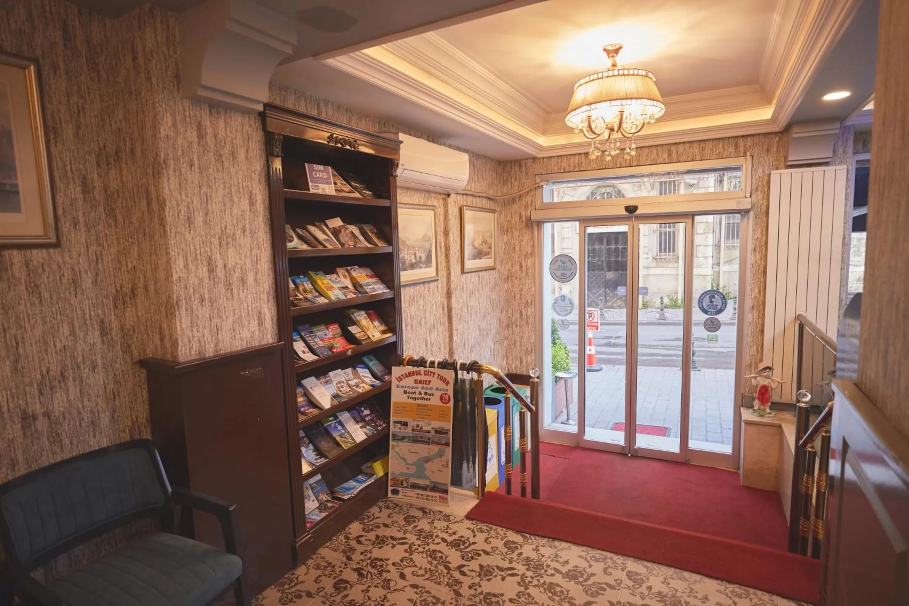 Lobby or reception in Albatros Hagia Sophia Hotel