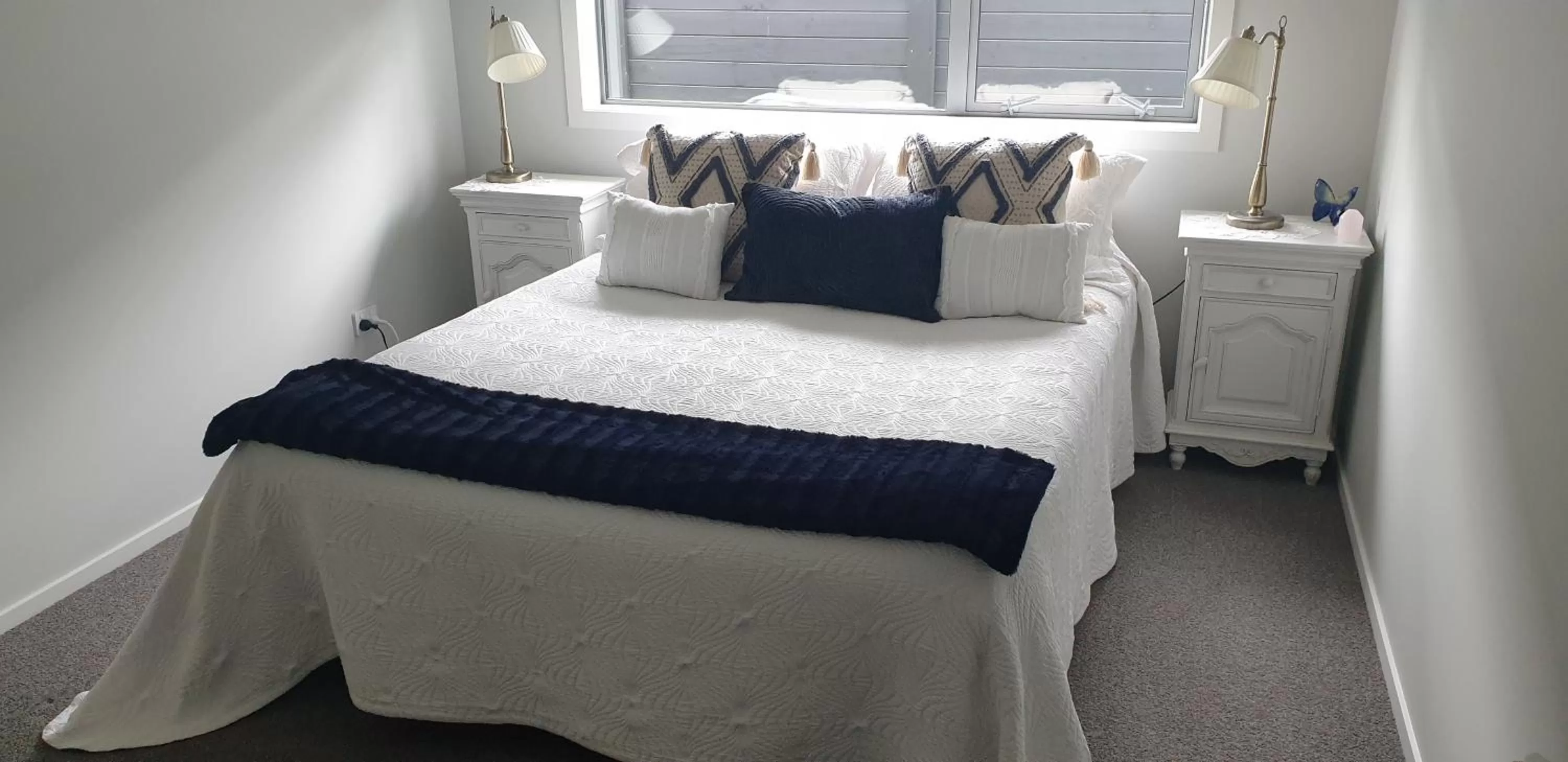 Bed in Cambridge Retreat