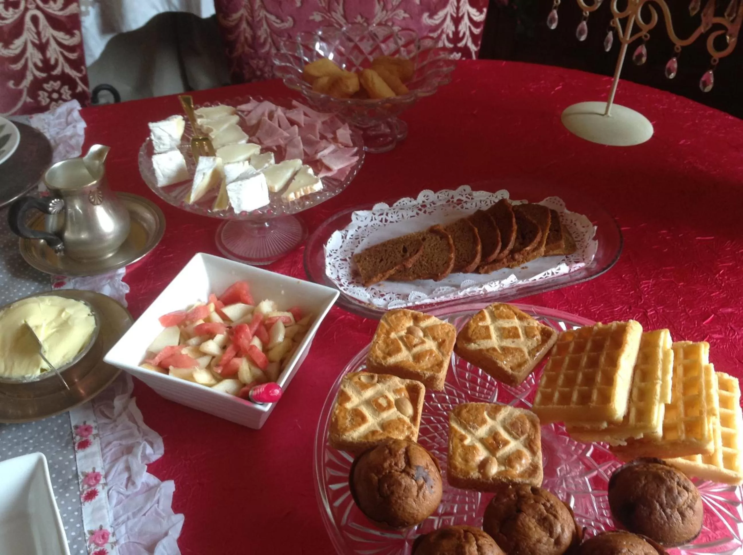 Food and drinks in La Demeure aux Hortensias