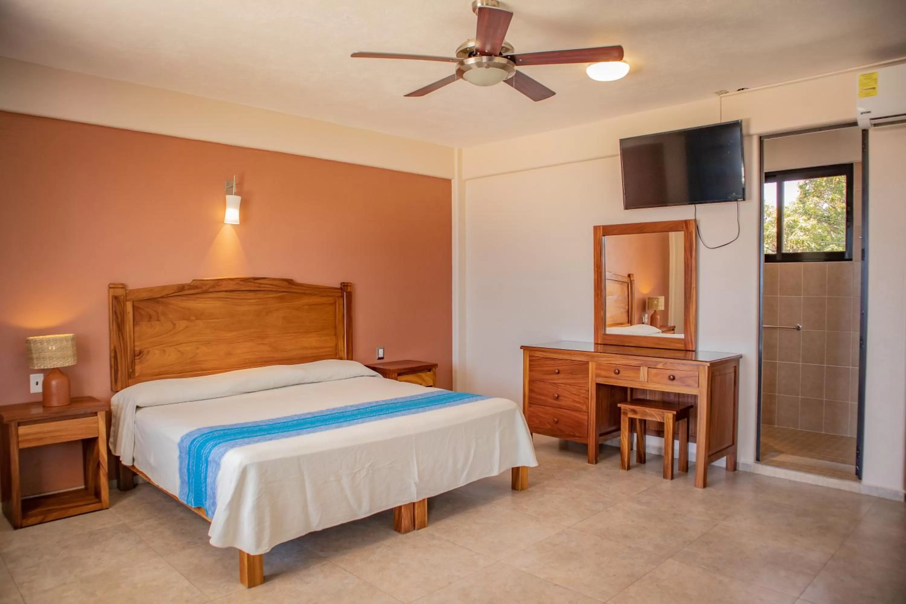 Bed in Hotel El Mirador