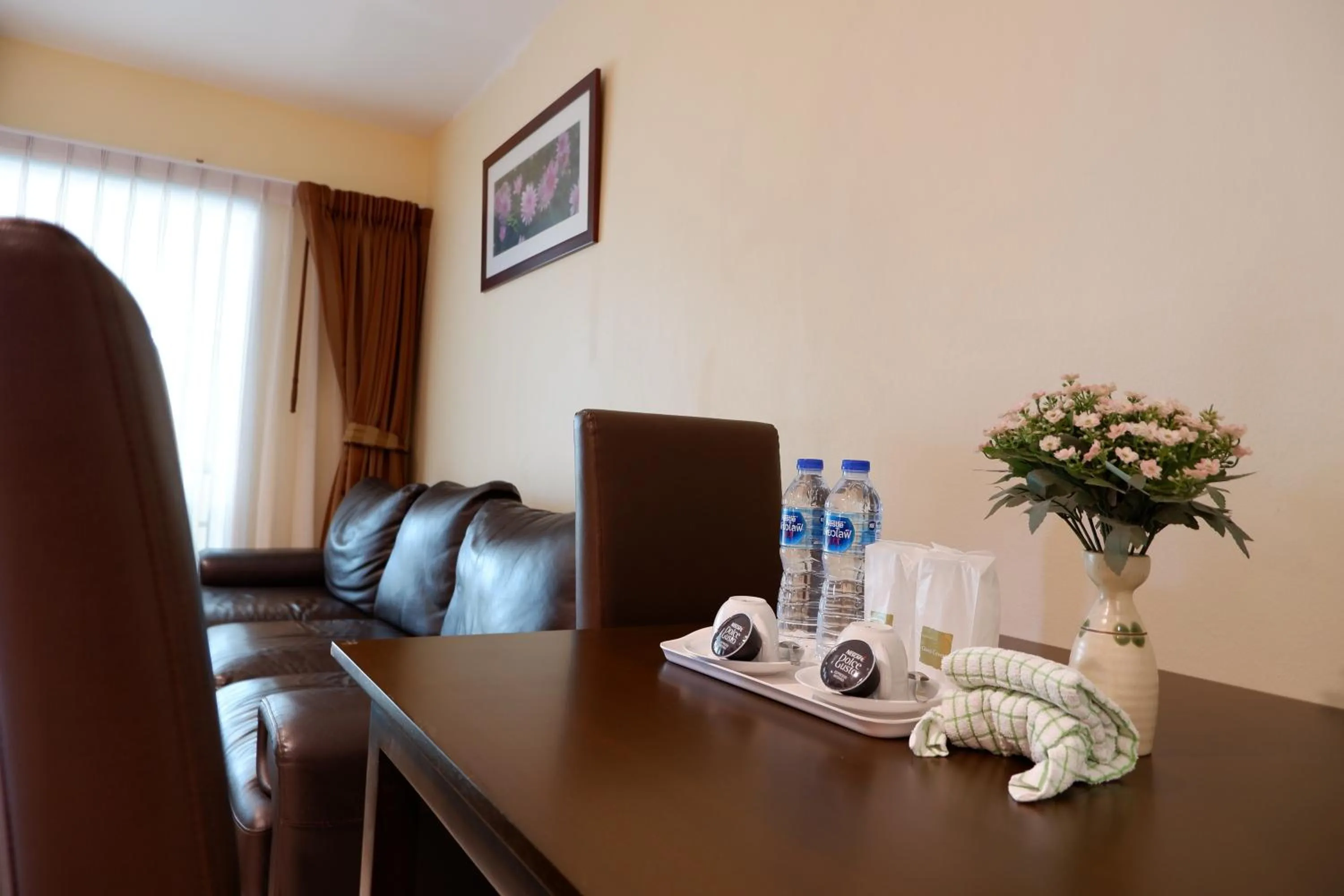 Seating area in 42Grand Residence