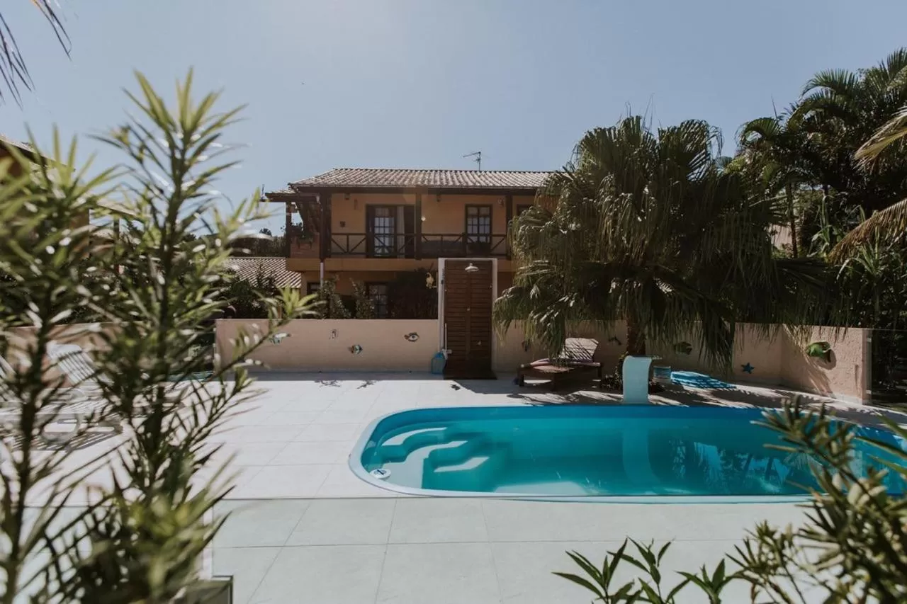 Swimming Pool in Pousada Santa Genoveva campeche