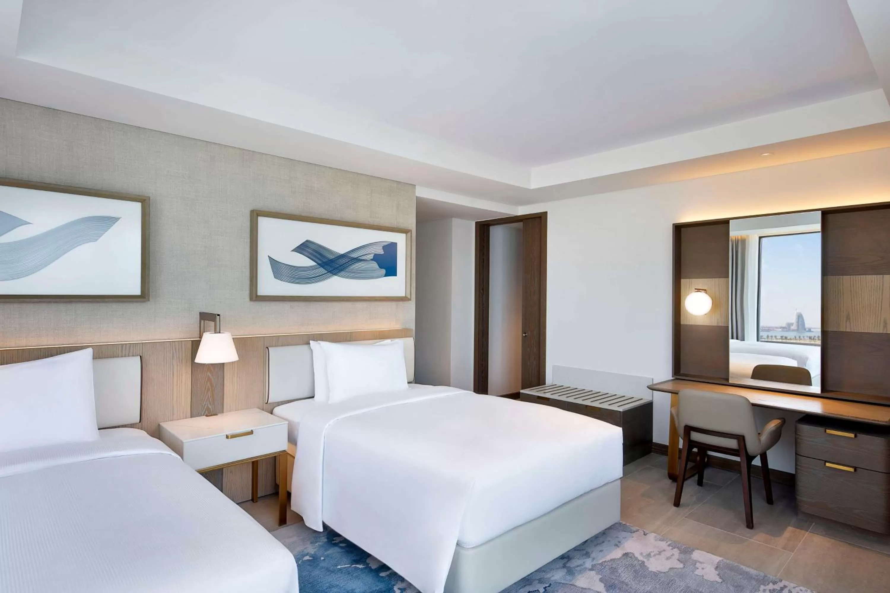 Bedroom, Bed in Hilton Abu Dhabi Yas Island