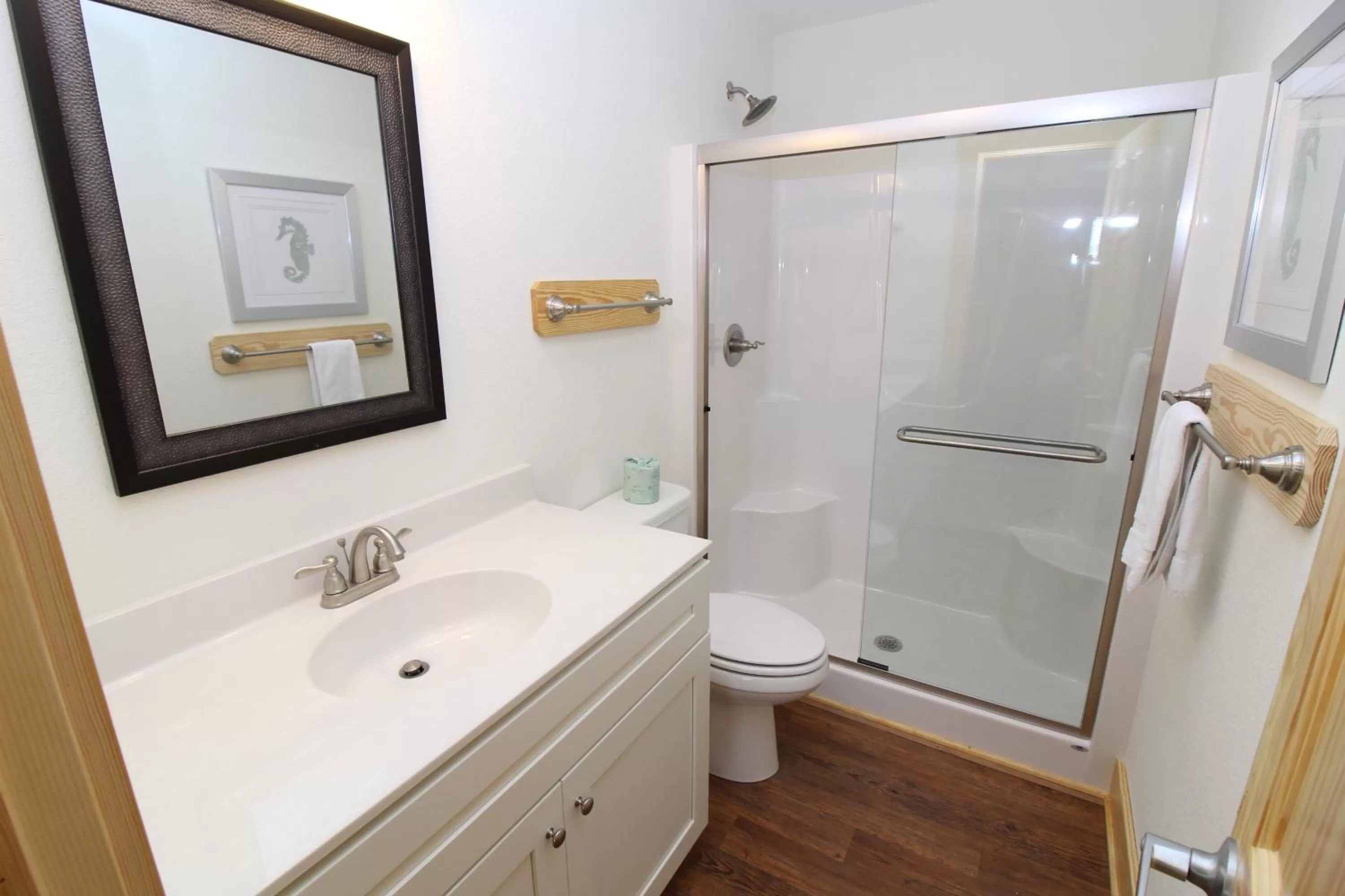 Bathroom in Whalebone Ocean Cottages by KEES Vacations
