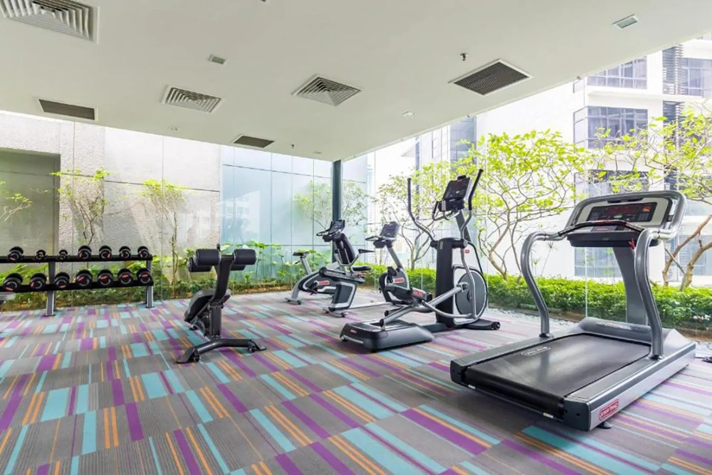 Fitness centre/facilities in Amethyst Dorm KLCC