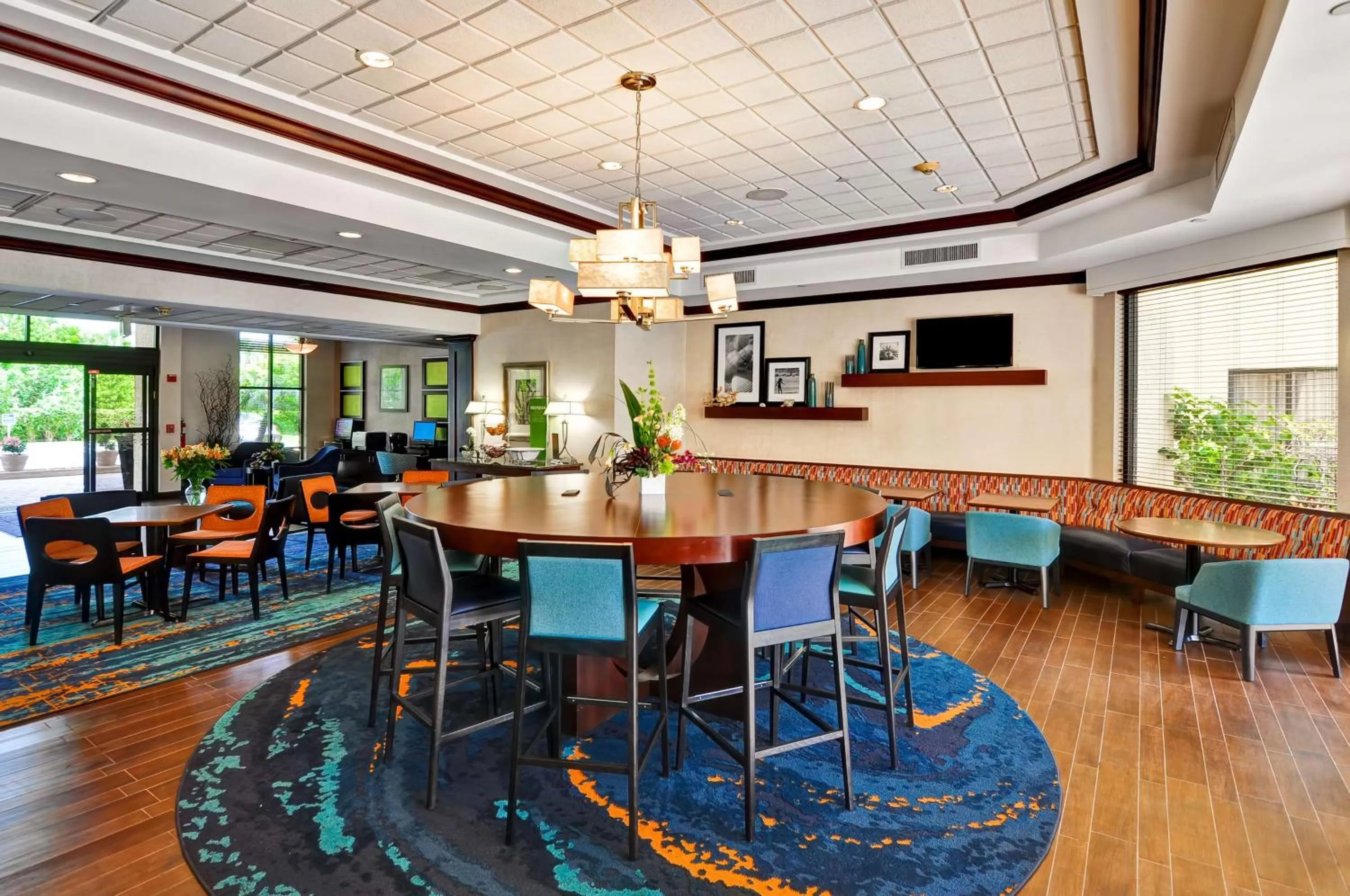 Lobby or reception in Hampton Inn Boca Raton