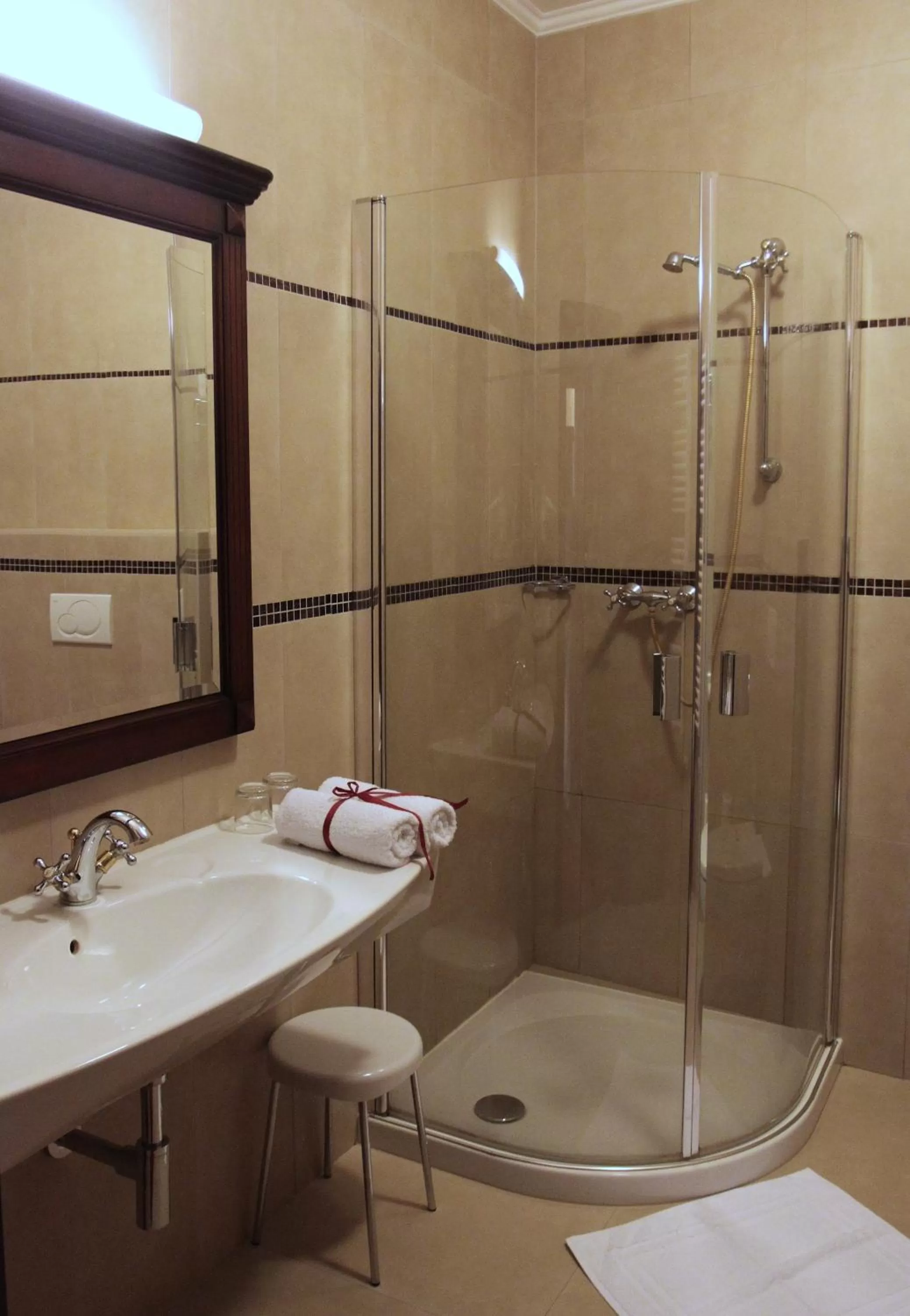 Bathroom in Hotel U Krále