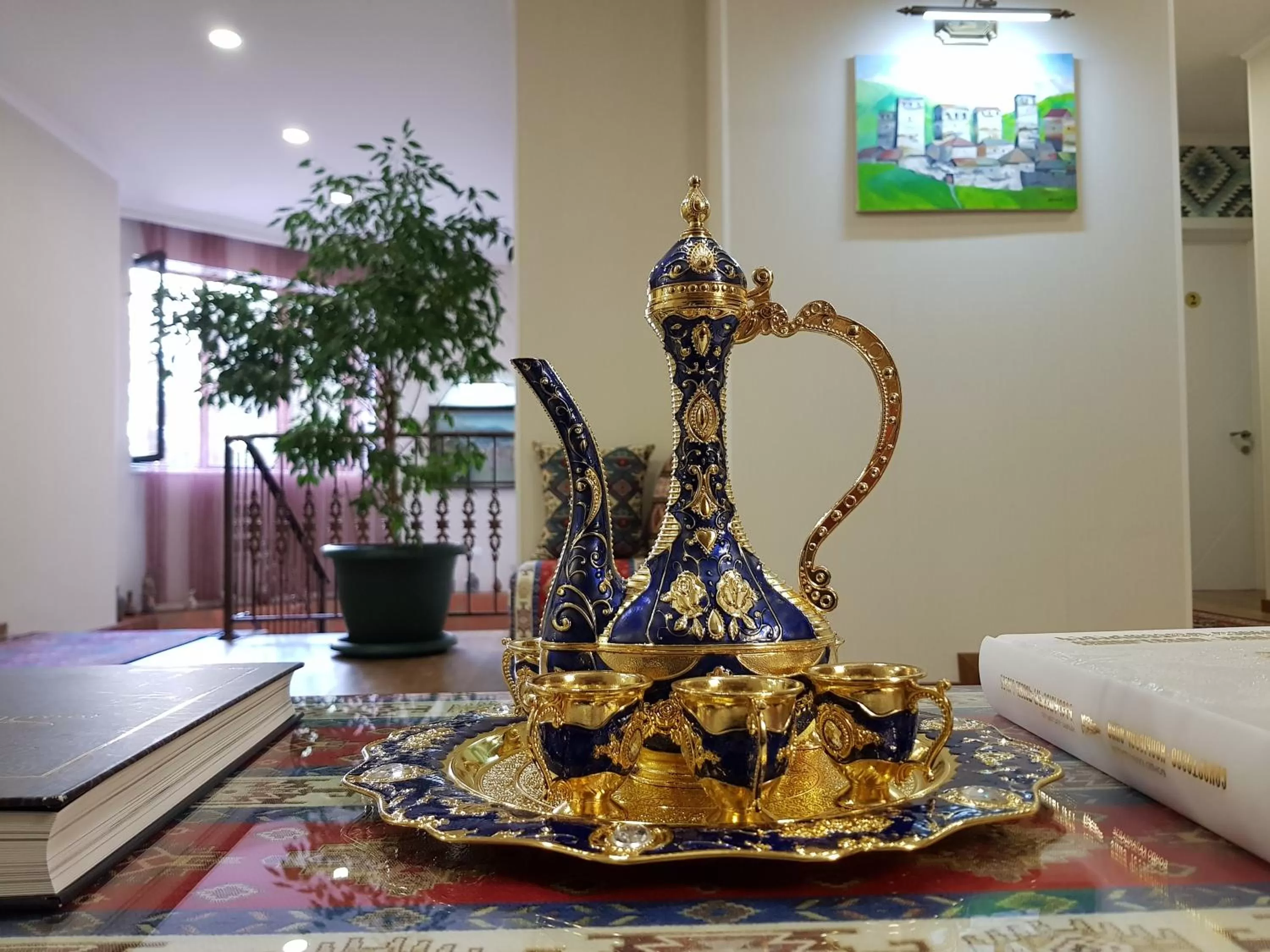 Decorative detail in Irmisa Hotel Tbilisi