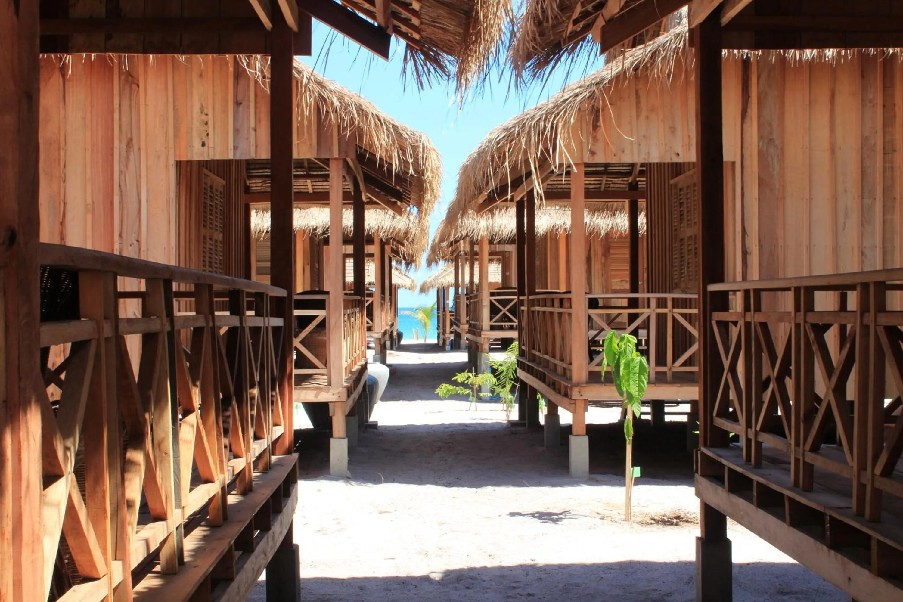 Facade/entrance in Sok San Beach Resort