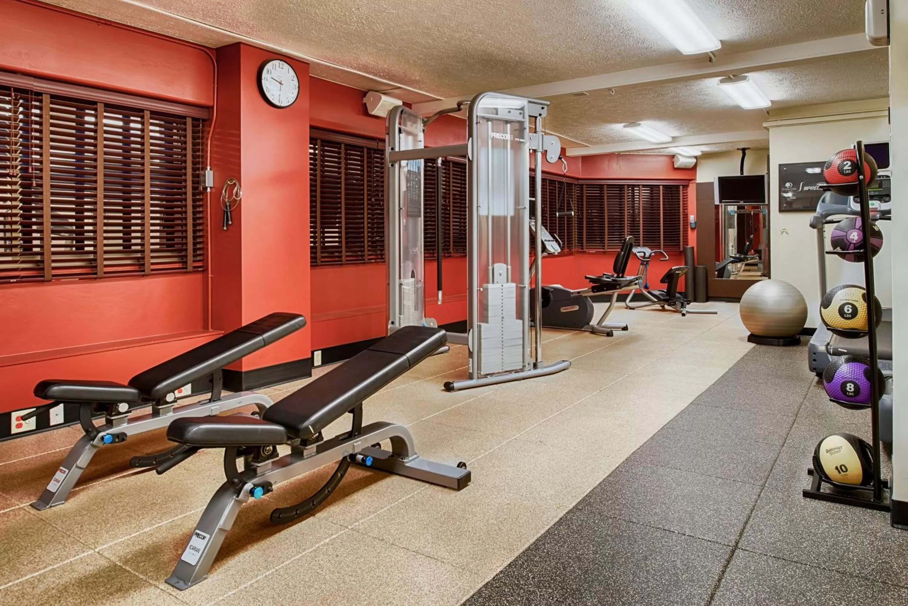 Fitness centre/facilities in DoubleTree by Hilton Spokane City Center