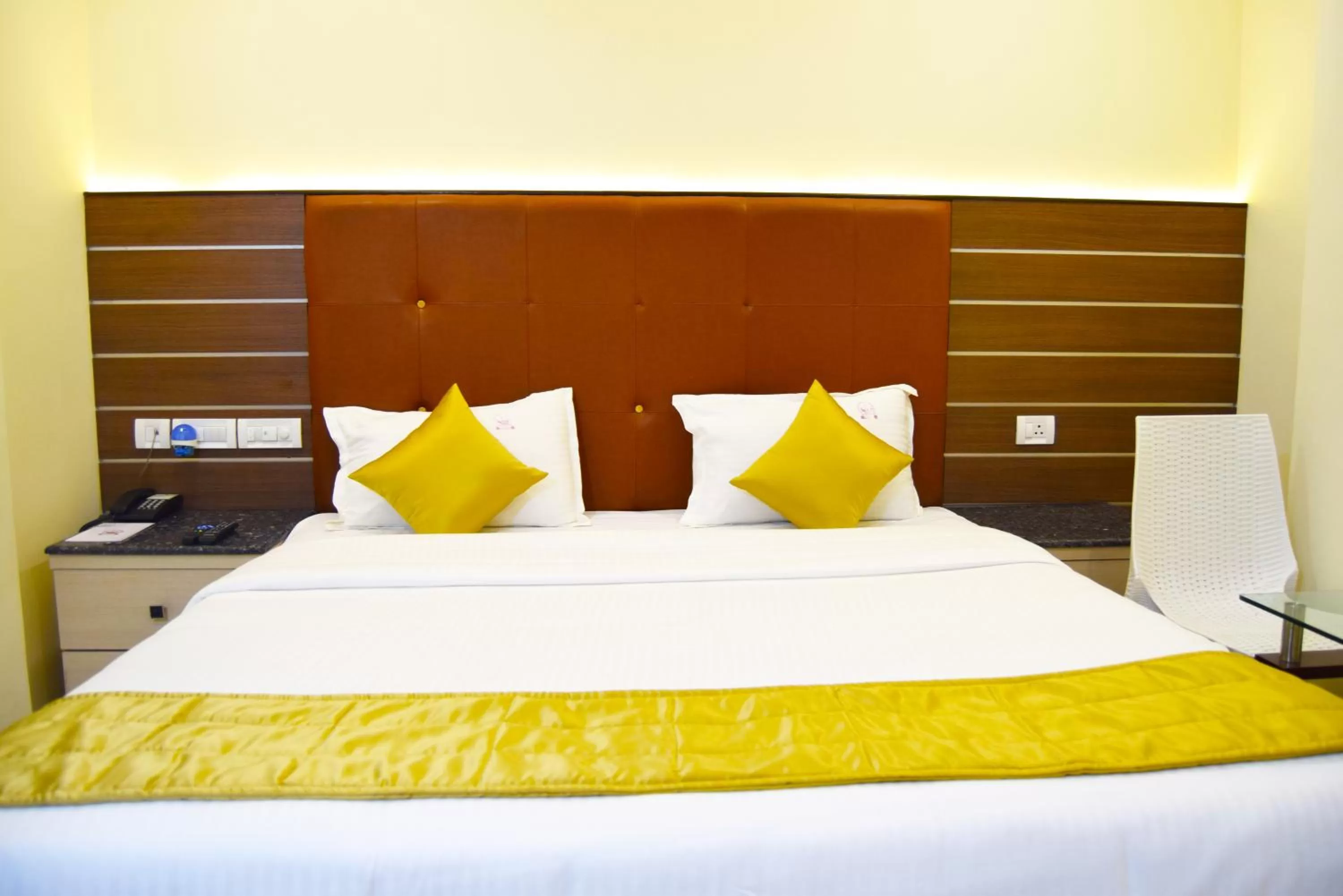 Bed in Saibala Grand Airport Hotel