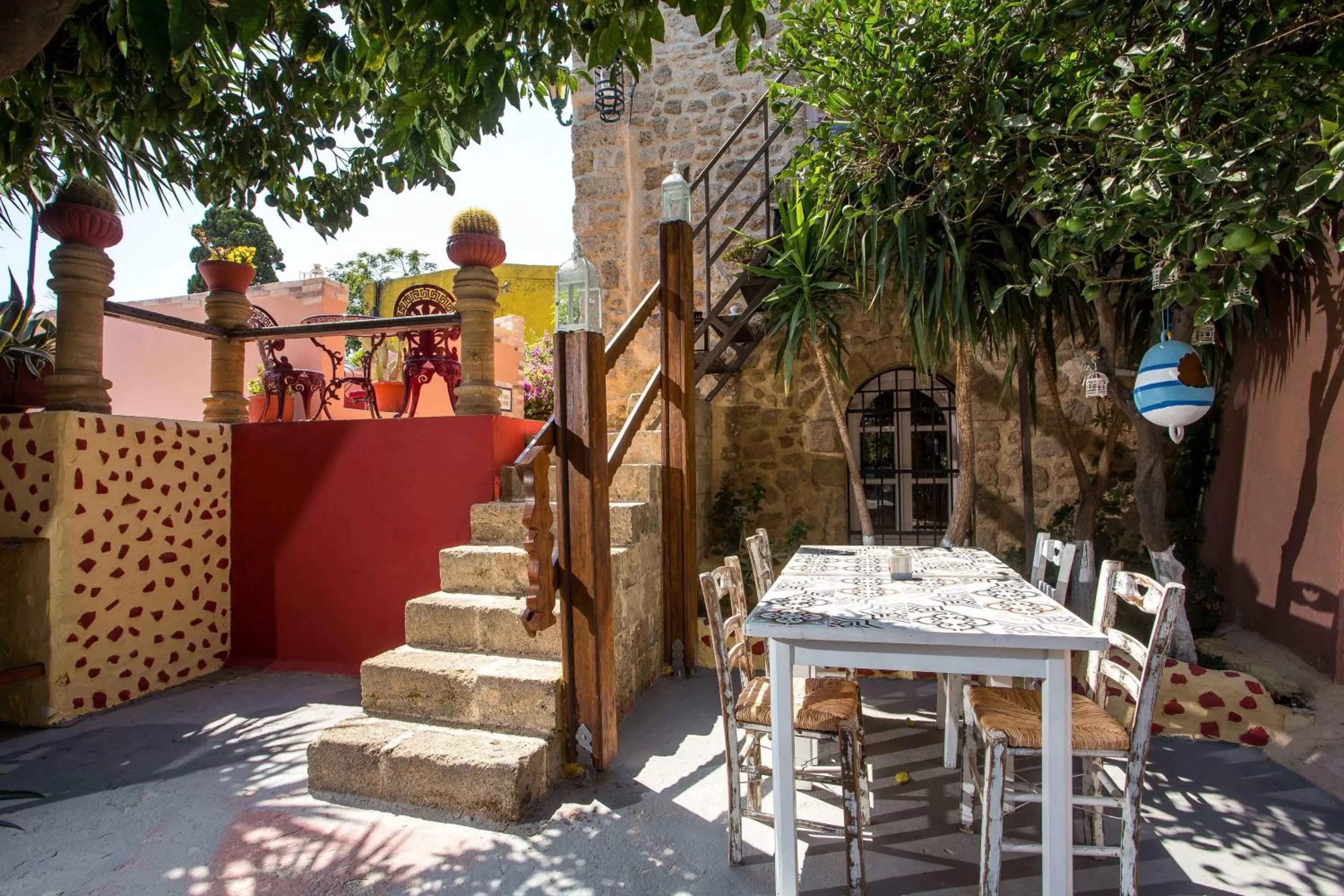 Patio in Attiki Hotel