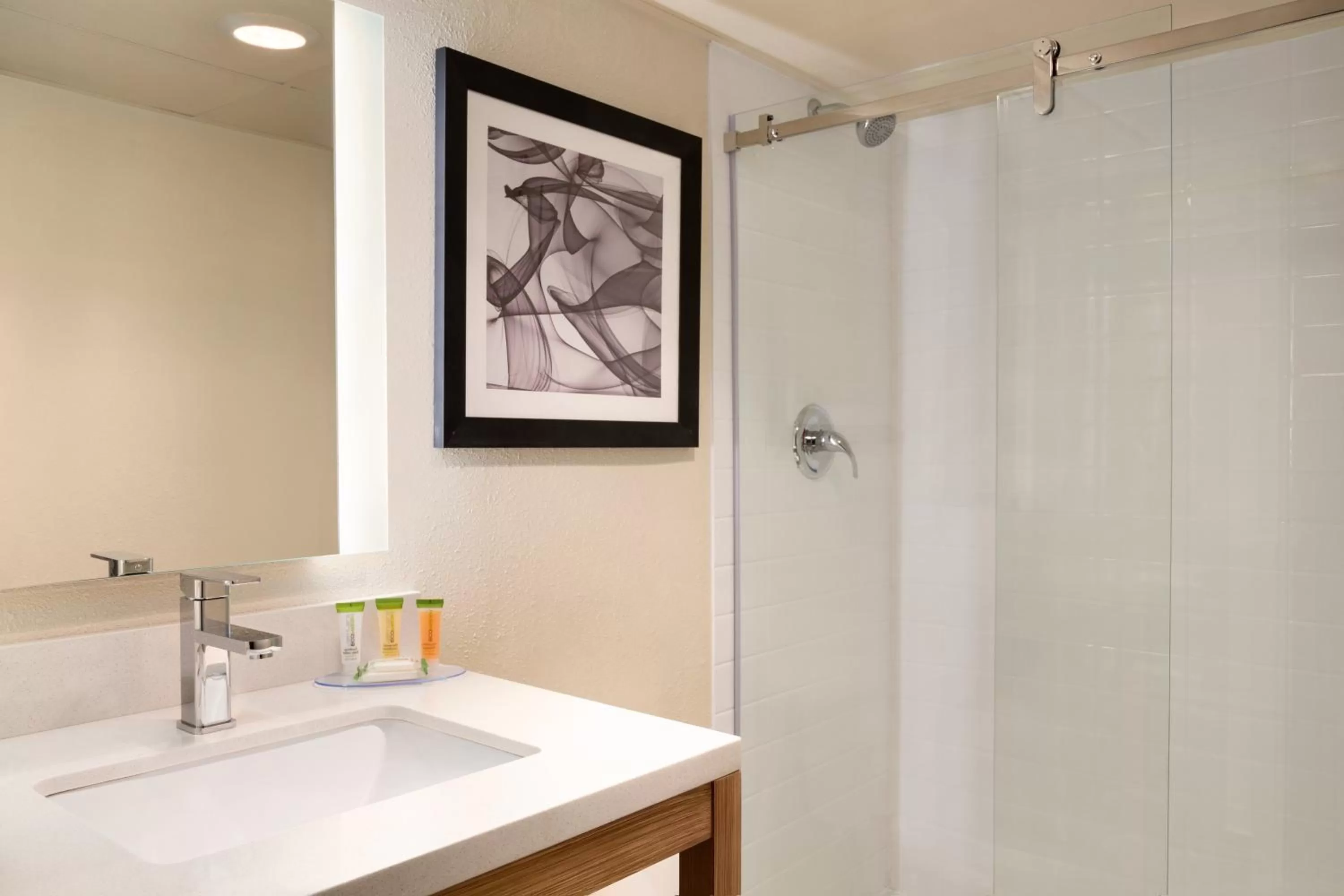 Bathroom in Ramada by Wyndham Clarion