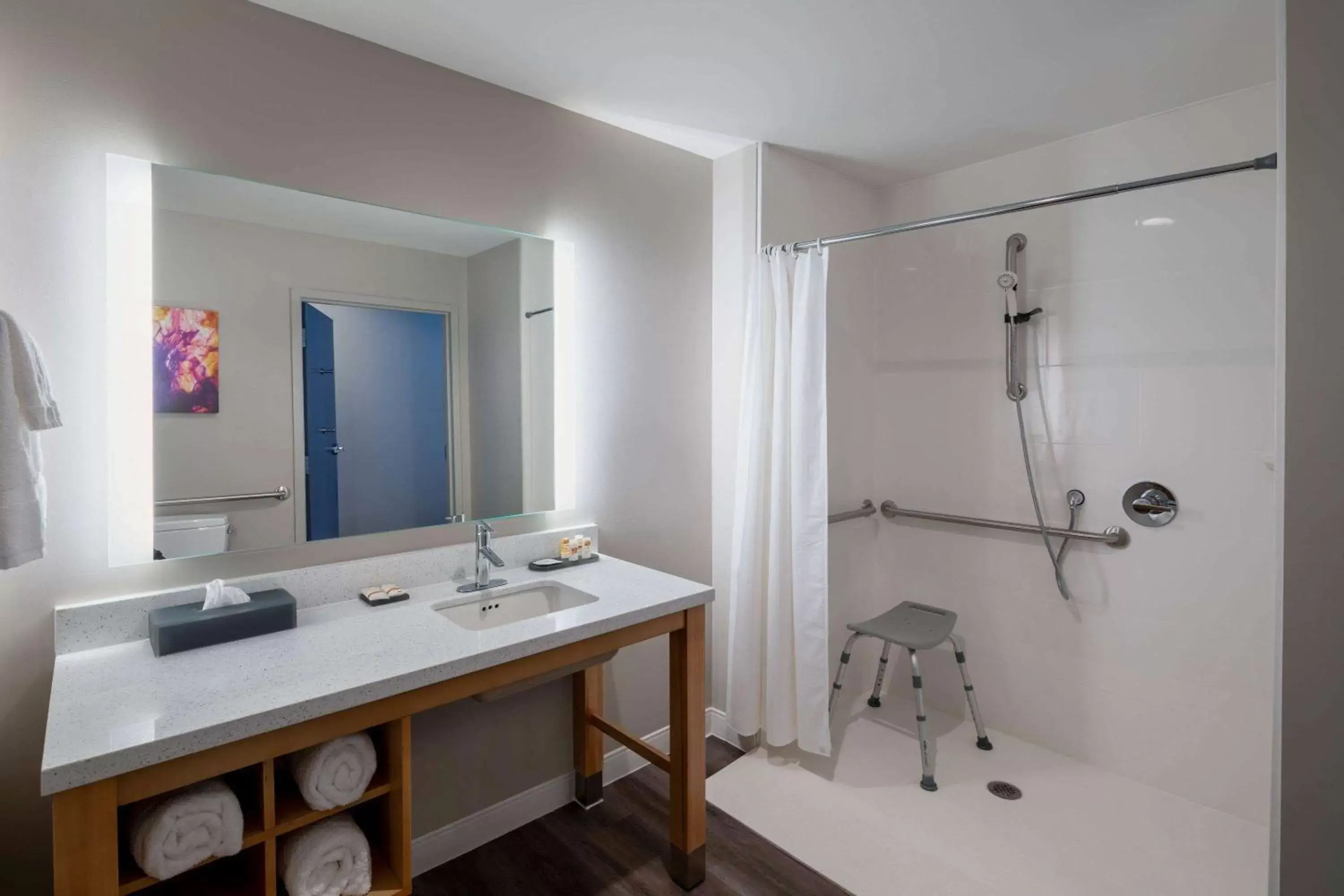 King Room with Roll-in Shower - Mobility Access/Non-Smoking in La Quinta by Wyndham Greensboro Airport High Point King Room with Roll-in Shower - Mobility Access/Non-Smoking in La Quinta by Wyndham Greensboro Airport High Point
