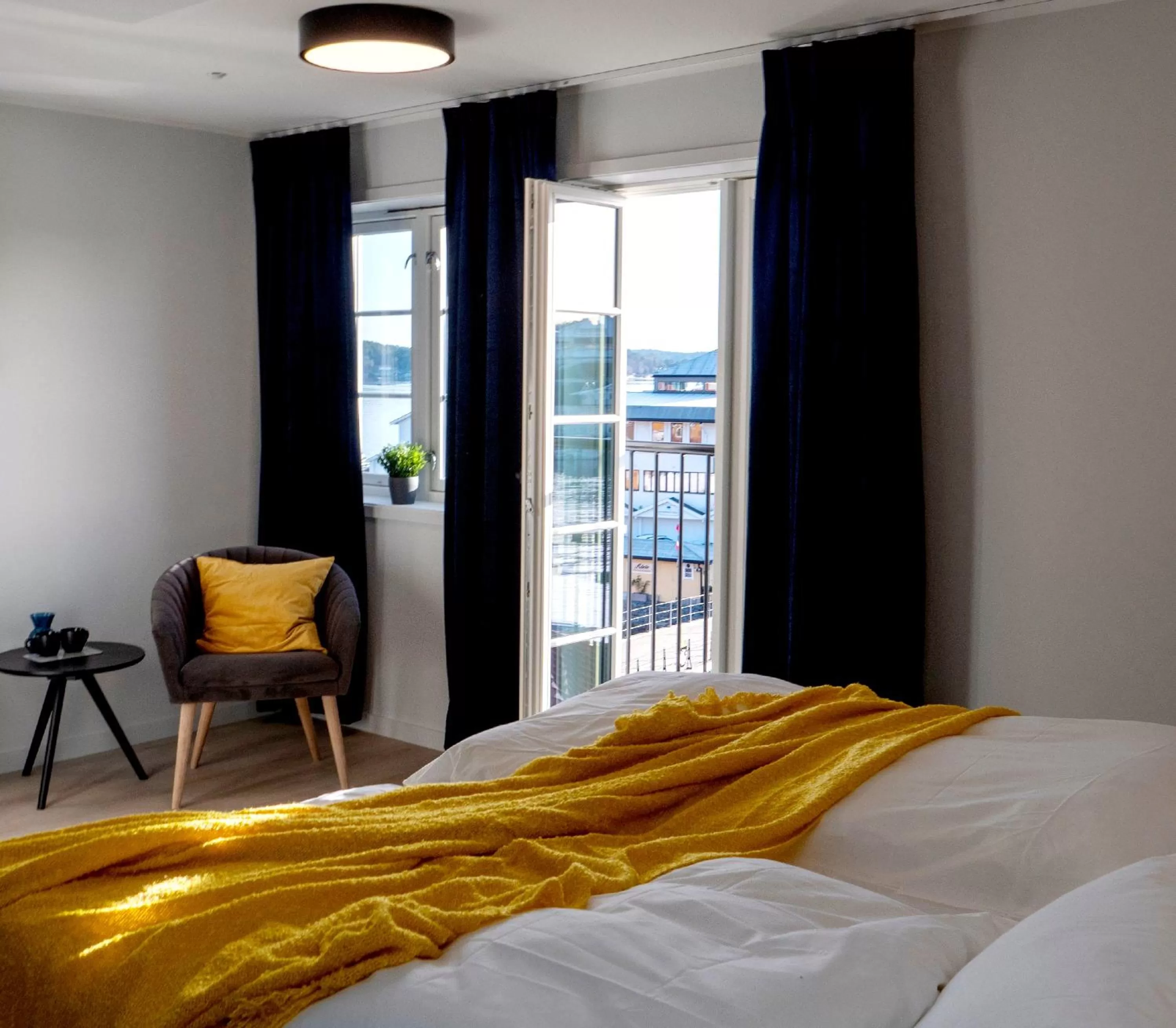 Bed in Kragerø Hotell