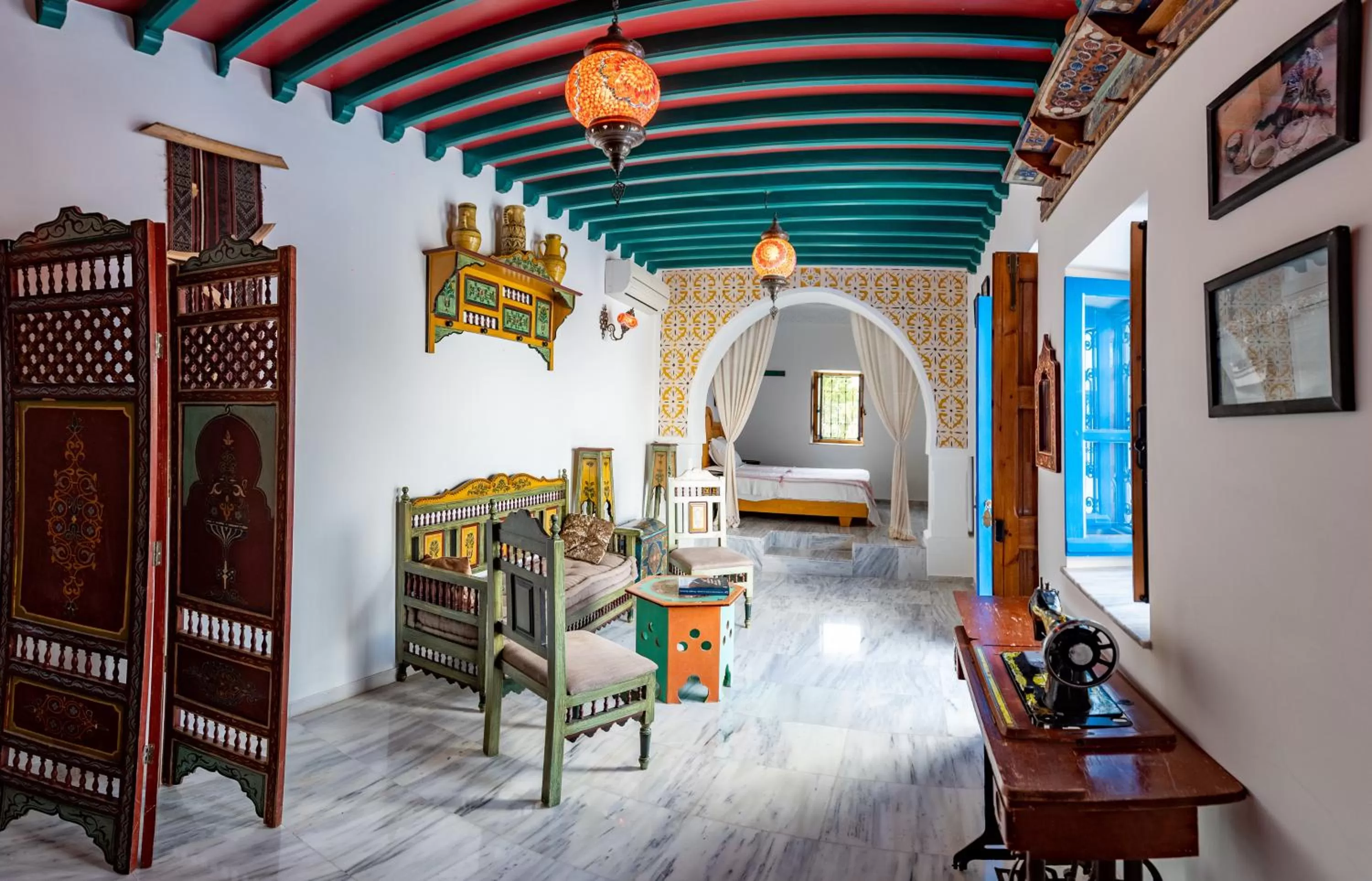 Living room in Villa Jasmin