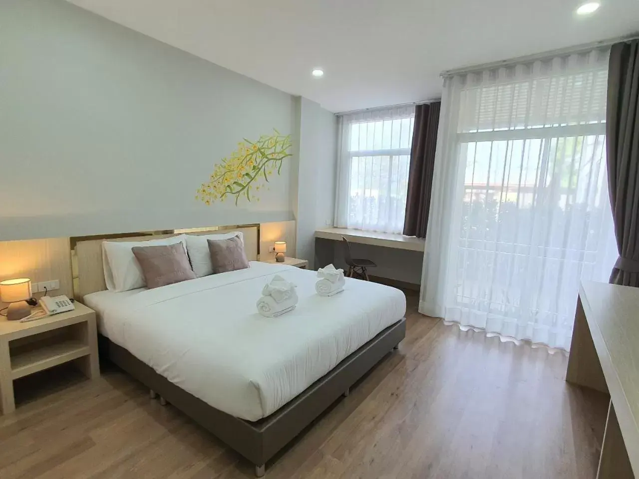 Standard Double Room in Lueangchan Orchid Hotel Standard Double Room in Lueangchan Orchid Hotel