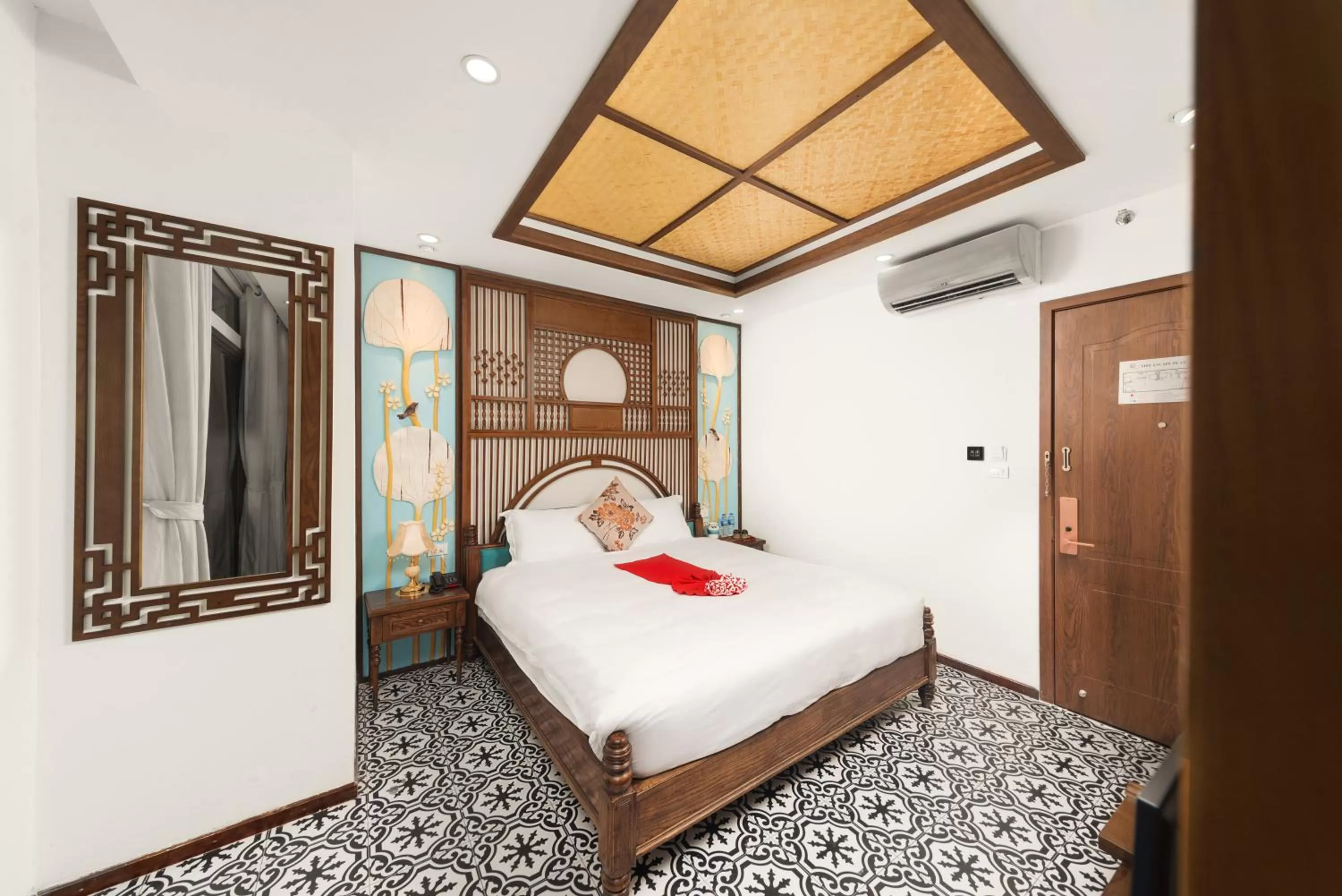 Bed in Veshia Hotel & Spa