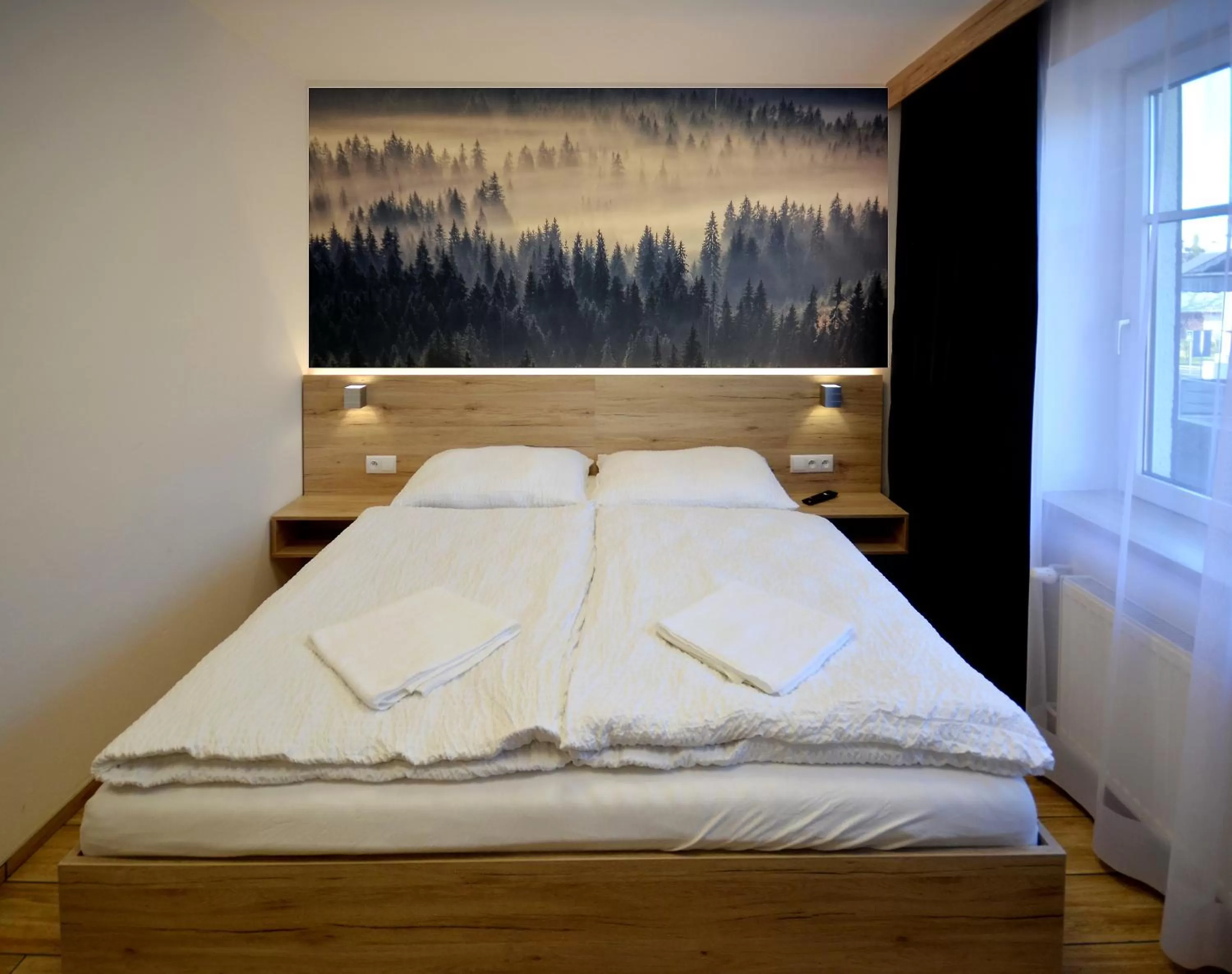 Bed in Hotel U Kociana