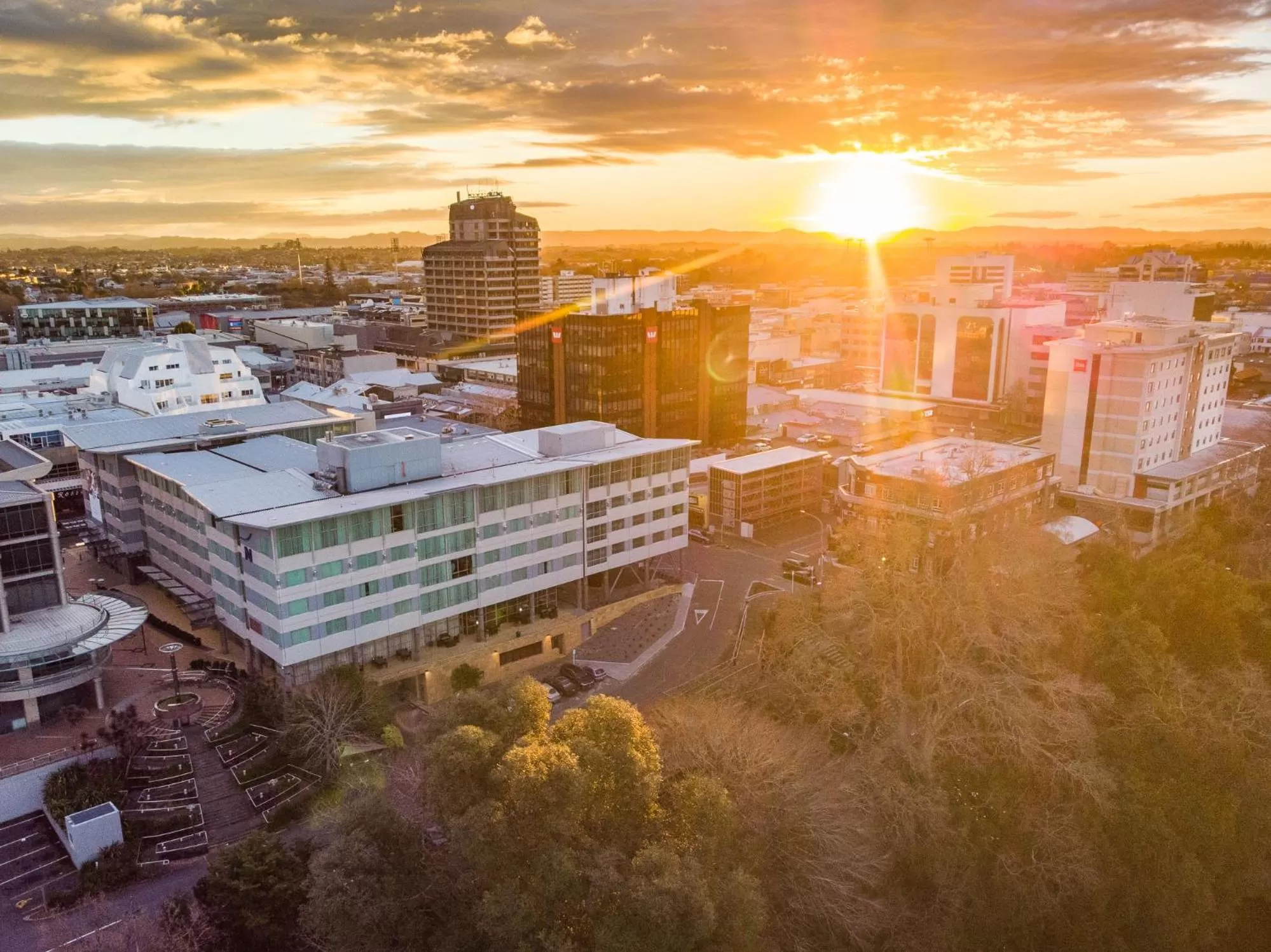 Bird's eye view in Novotel Tainui Hamilton
