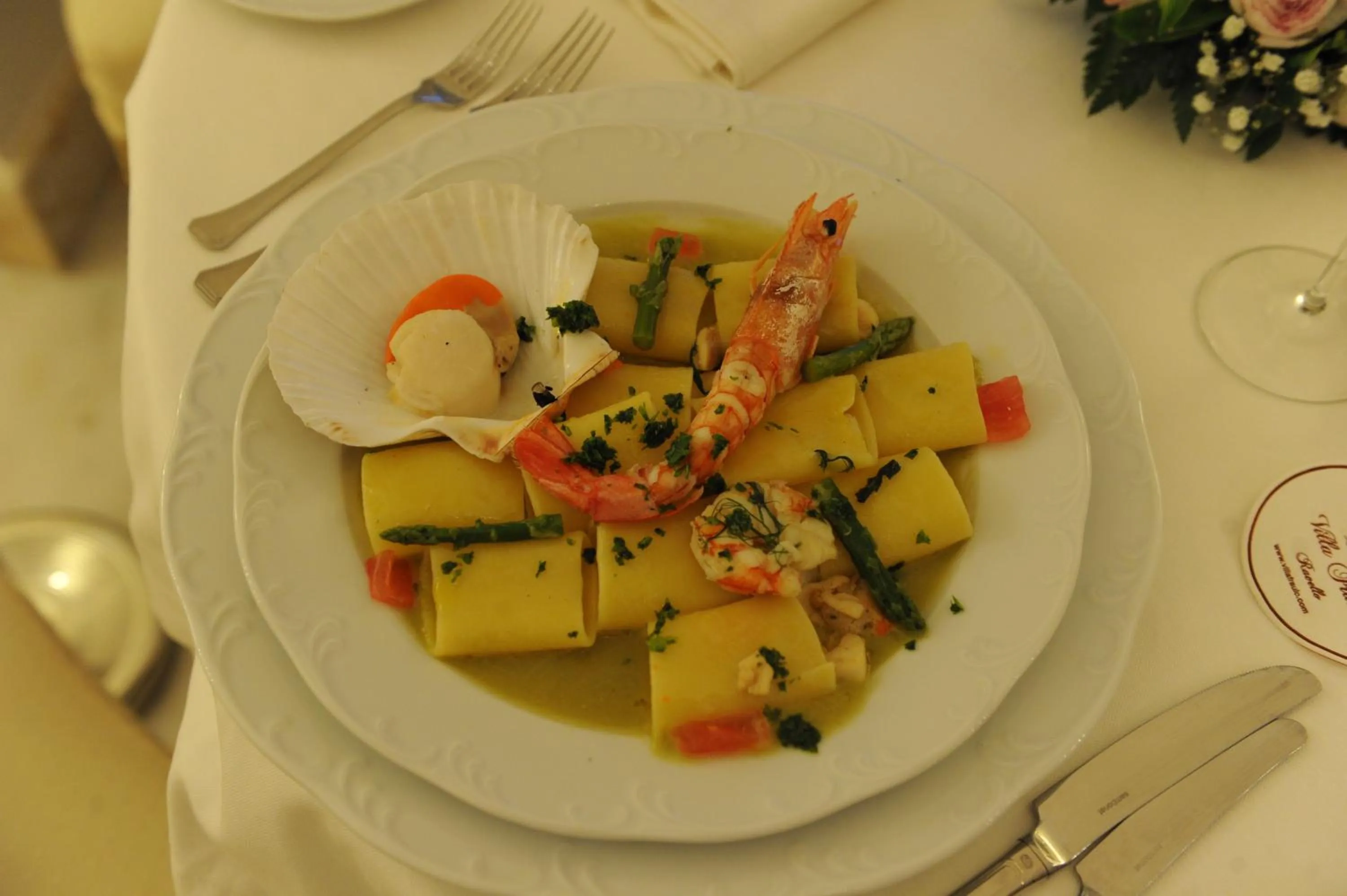 Food and drinks in Hotel Villa Fraulo