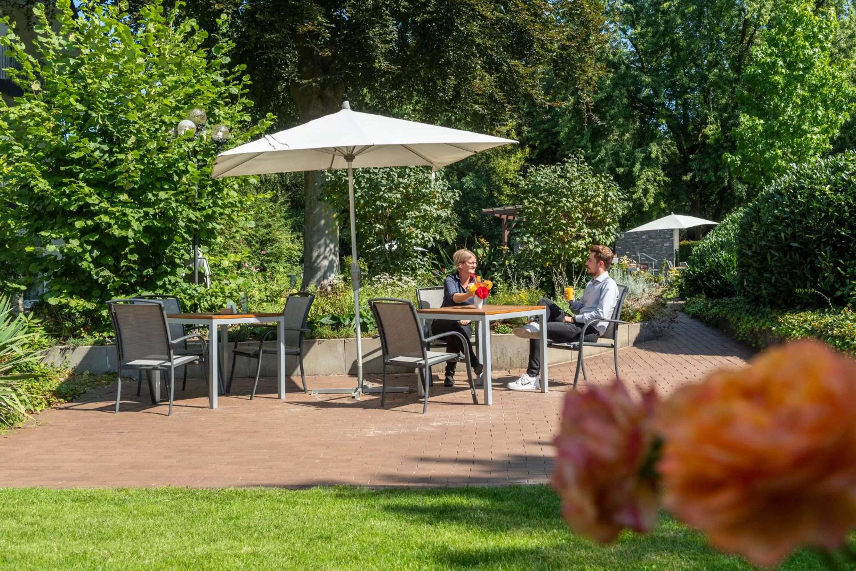 Garden in Ferienhotel Haus Becker